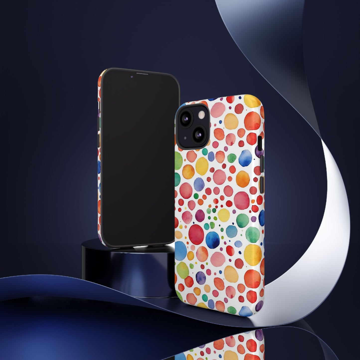 Polka dot drop | Tough Cases | Phone Case | IPhone | Samsung | Protective Phone Case | Phone Protector | Cute Phone Cover