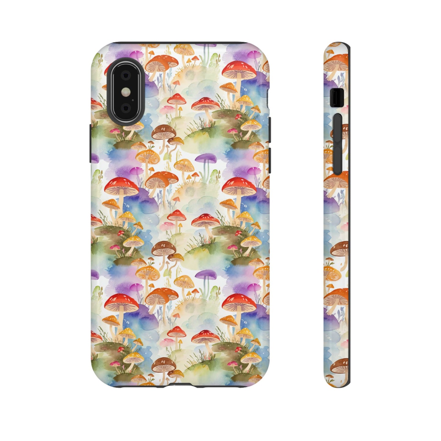 Mushroom Phone Case | Shroom Phone Cover | Hippie Themed Phone Case | Cute mushroom Pattern | Tough Case