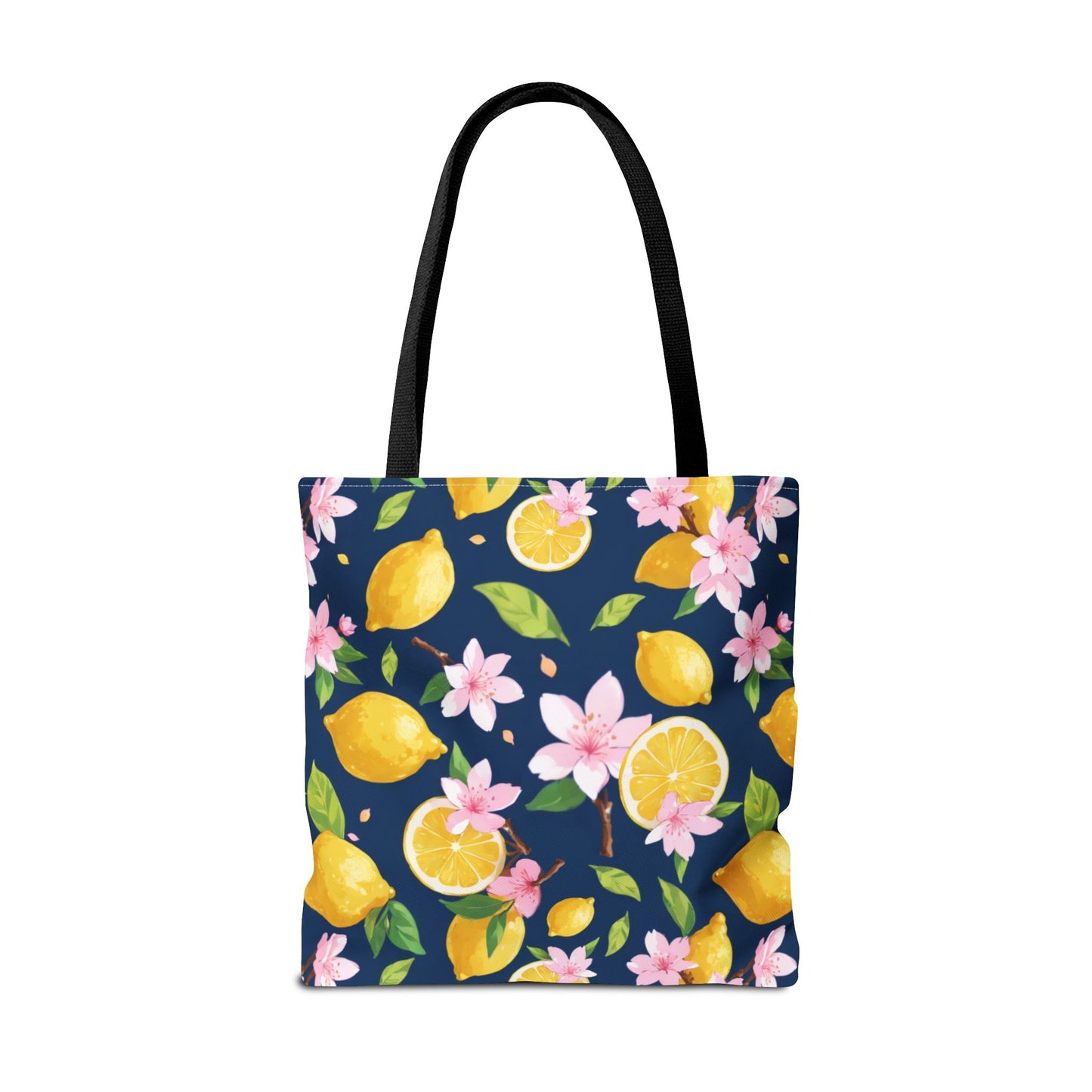 Lemon and cherry blossom Tote Bag