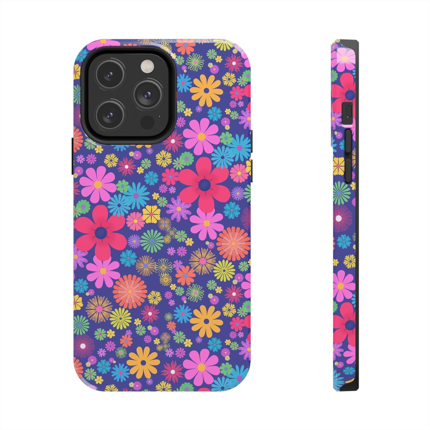 Colorful Floral Tough Phone Cases
