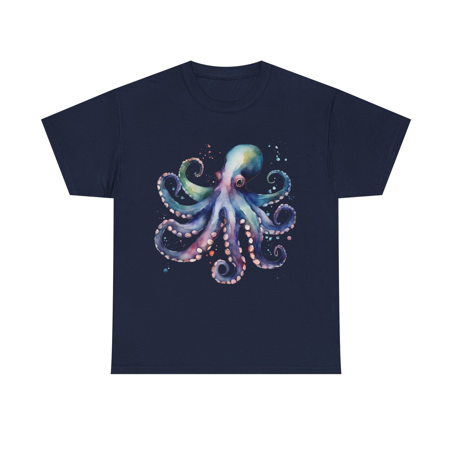 Deep Sea Octopus Graphic Tee Unisex Heavy Cotton Crew Neck