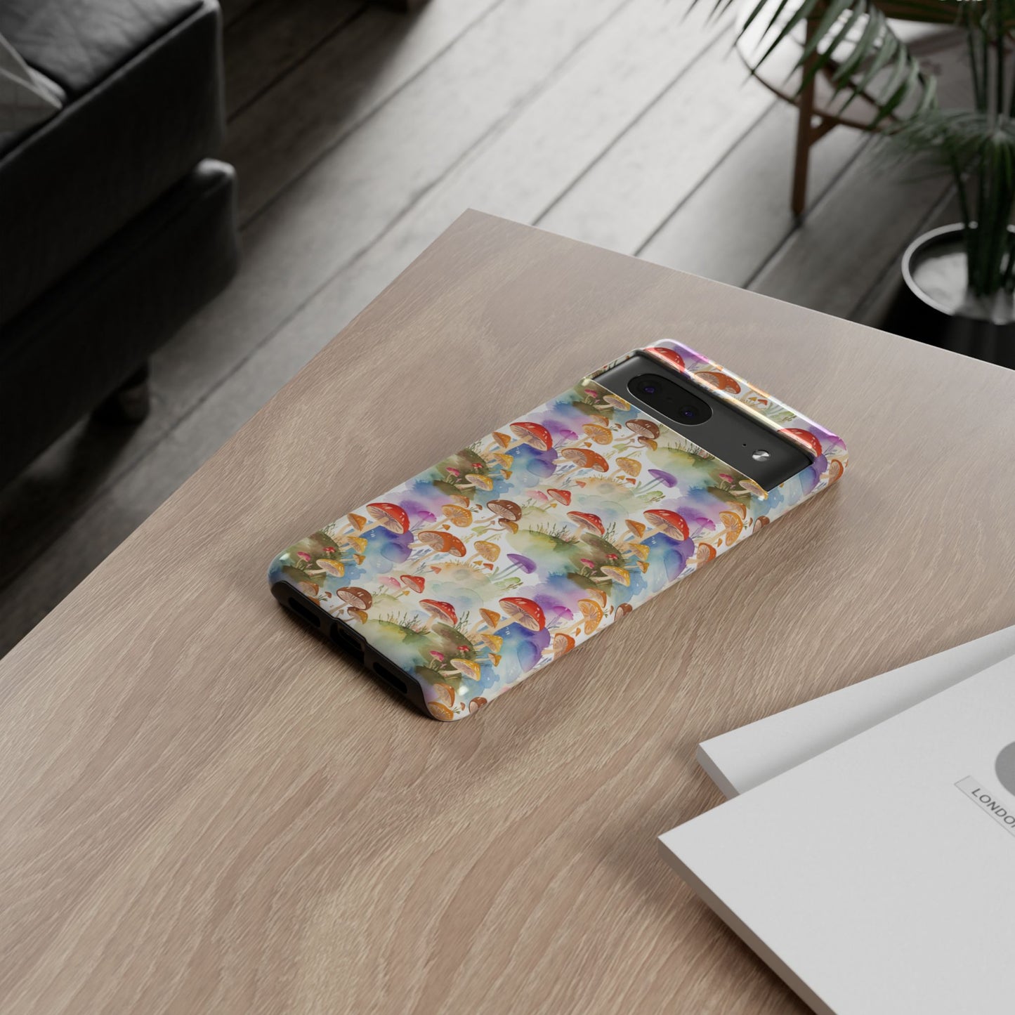 Mushroom Phone Case | Shroom Phone Cover | Hippie Themed Phone Case | Cute mushroom Pattern | Tough Case