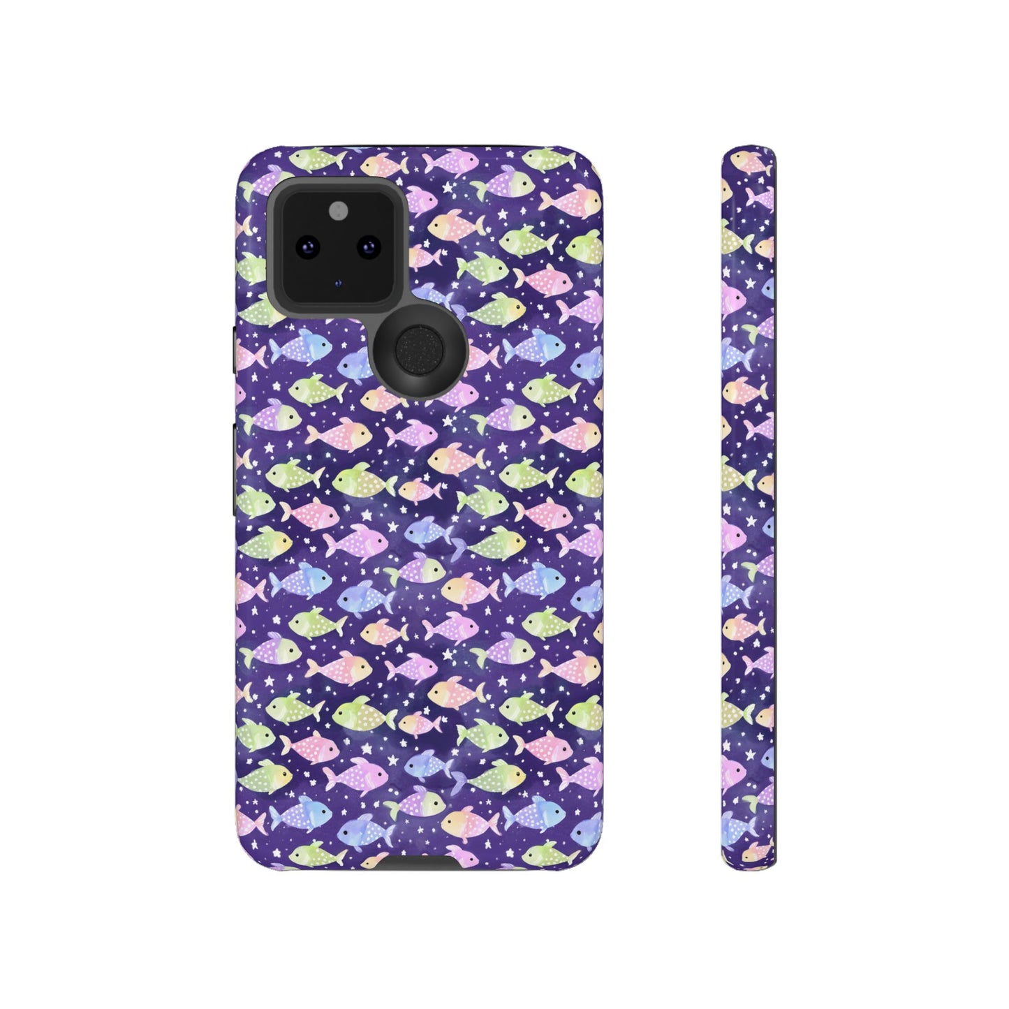 Fish And Stars | Tough Cases | Phone Case | Protective Cover | Ocean Themed | Sea Themed | Cute Phone Cover | Colorful