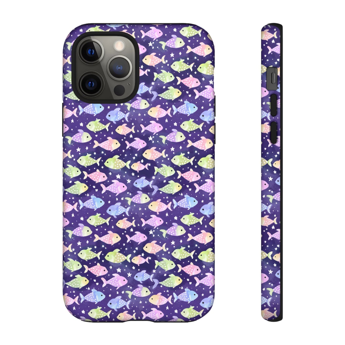 Fish And Stars | Tough Cases | Phone Case | Protective Cover | Ocean Themed | Sea Themed | Cute Phone Cover | Colorful