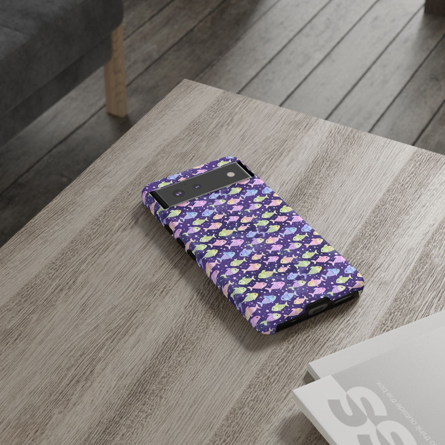 Fish And Stars | Tough Cases | Phone Case | Protective Cover | Ocean Themed | Sea Themed | Cute Phone Cover | Colorful