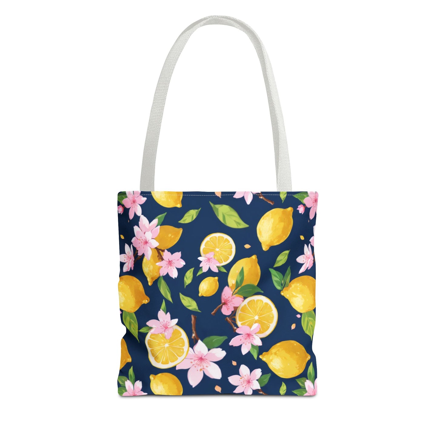 Lemon and cherry blossom Tote Bag