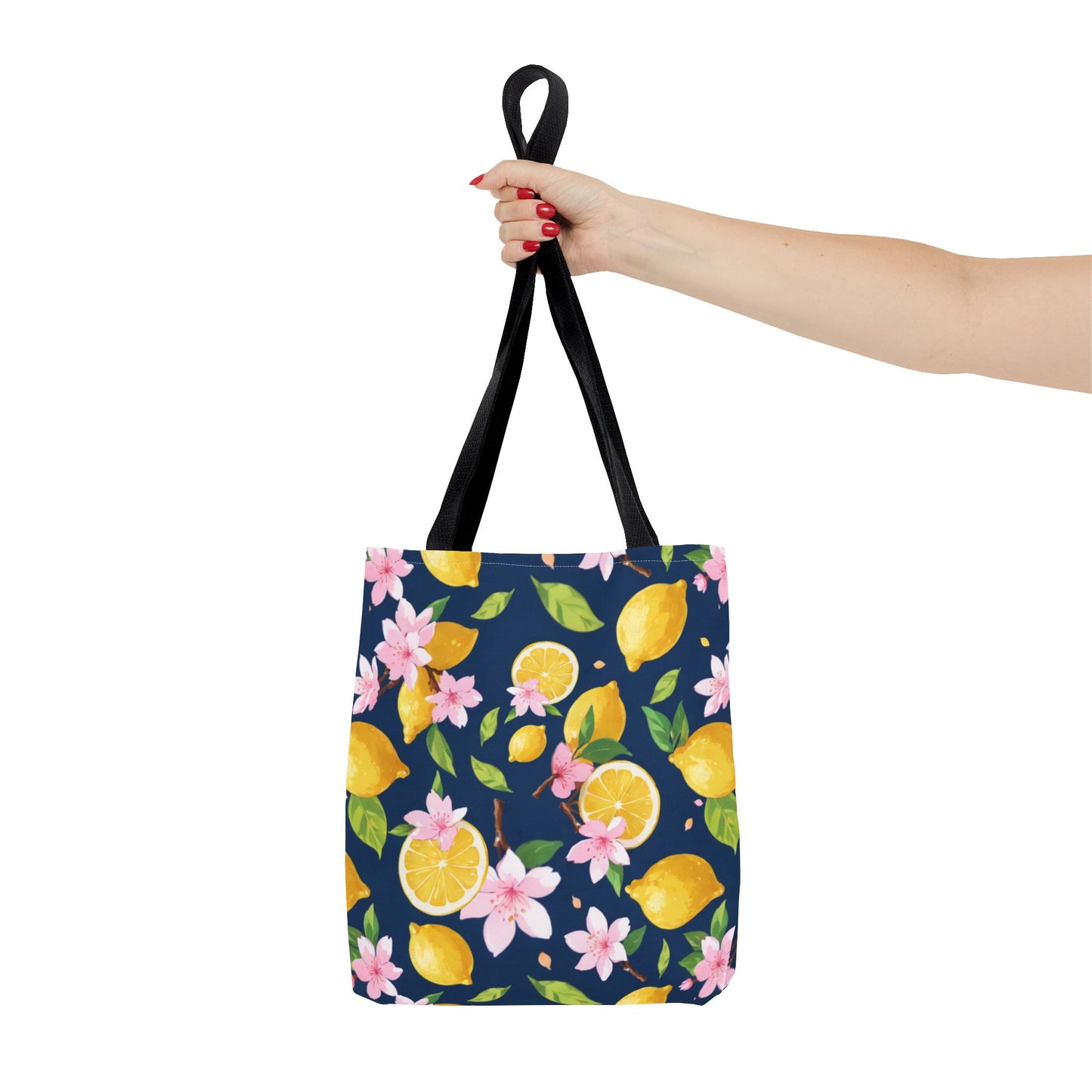 Lemon and cherry blossom Tote Bag