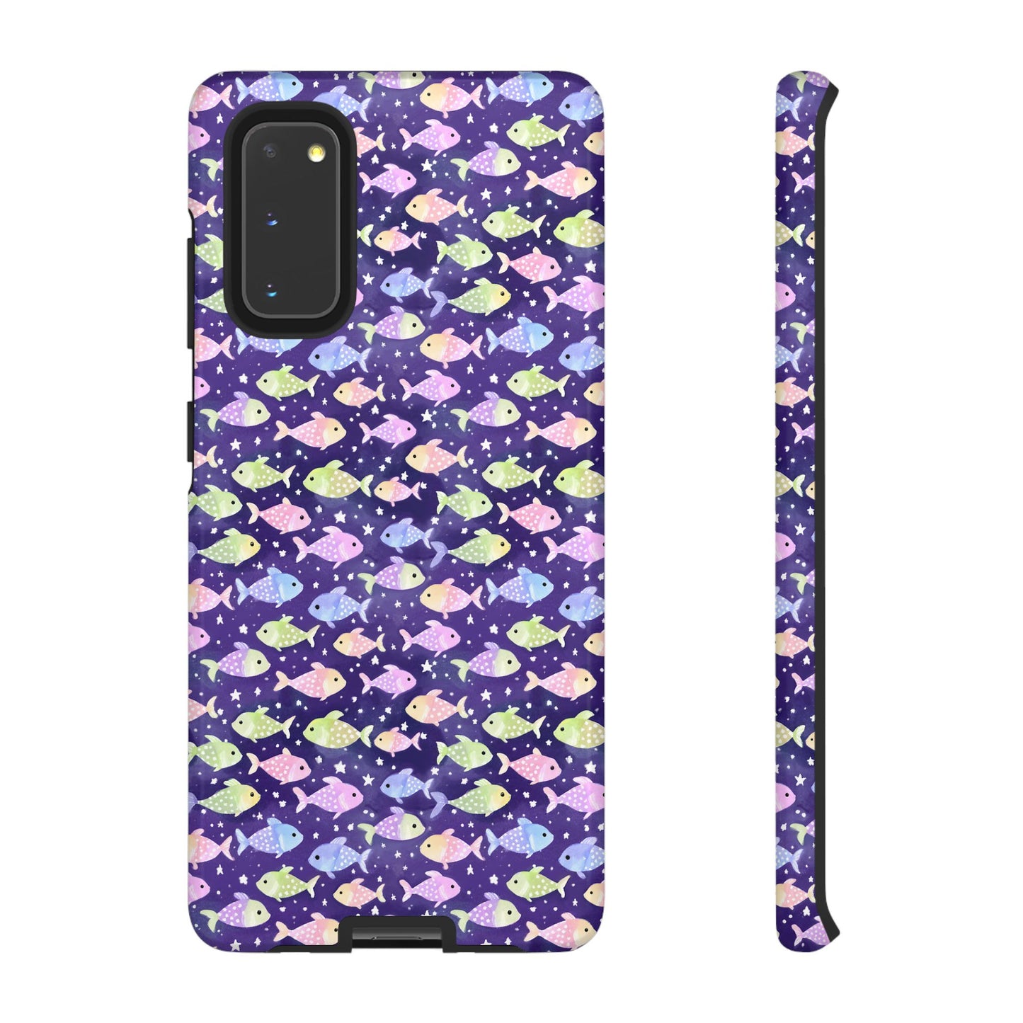 Fish And Stars | Tough Cases | Phone Case | Protective Cover | Ocean Themed | Sea Themed | Cute Phone Cover | Colorful