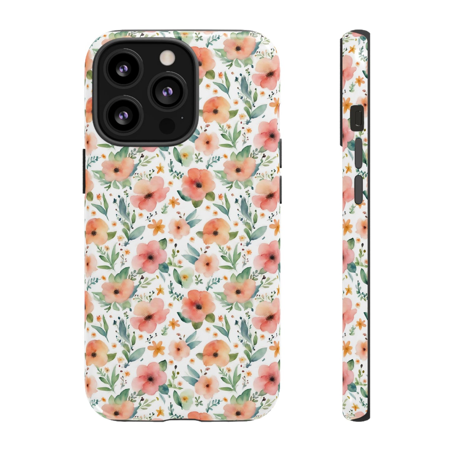 Watercolor Floral Print | Tough Cases | IPhone Case | Samsung Case | Flower Phone Case | Floral Case