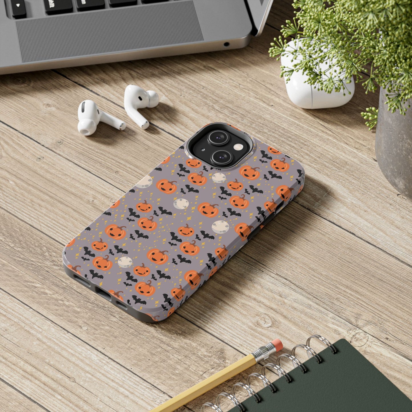 Halloween Phone Cases, Tough Phone Case, Fall Decor, Halloween Gift, Pumpkin Phone Cover, Spooky Vibes, Unique Phone Accessories