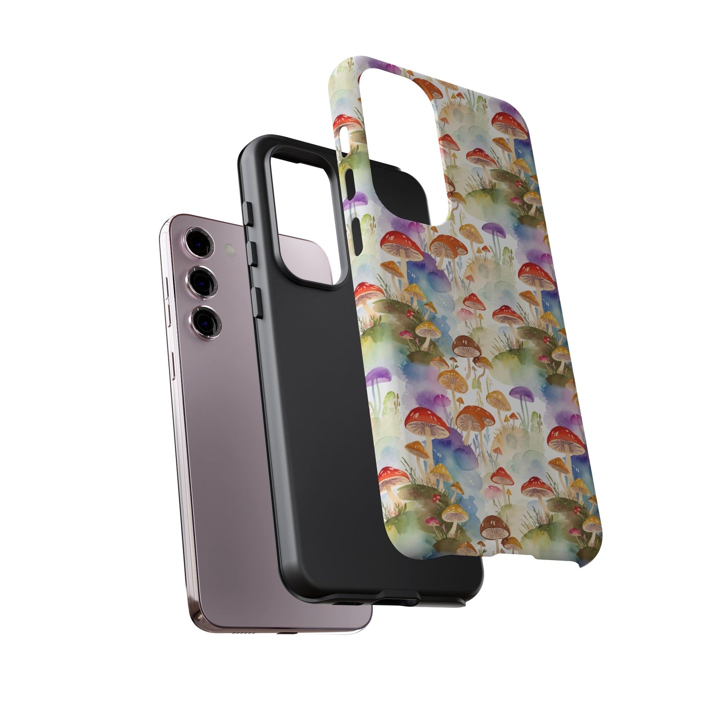 Mushroom Phone Case | Shroom Phone Cover | Hippie Themed Phone Case | Cute mushroom Pattern | Tough Case