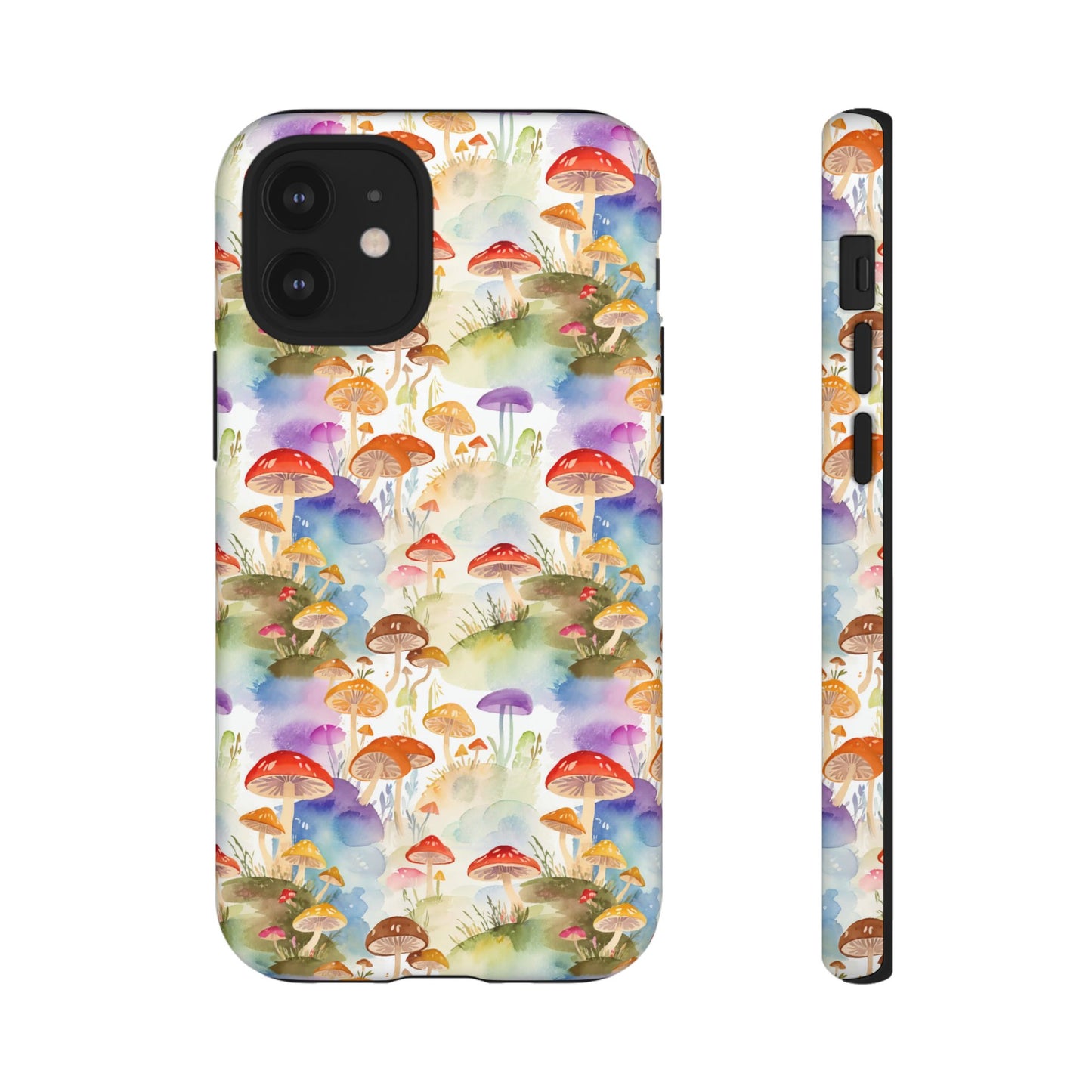 Mushroom Phone Case | Shroom Phone Cover | Hippie Themed Phone Case | Cute mushroom Pattern | Tough Case