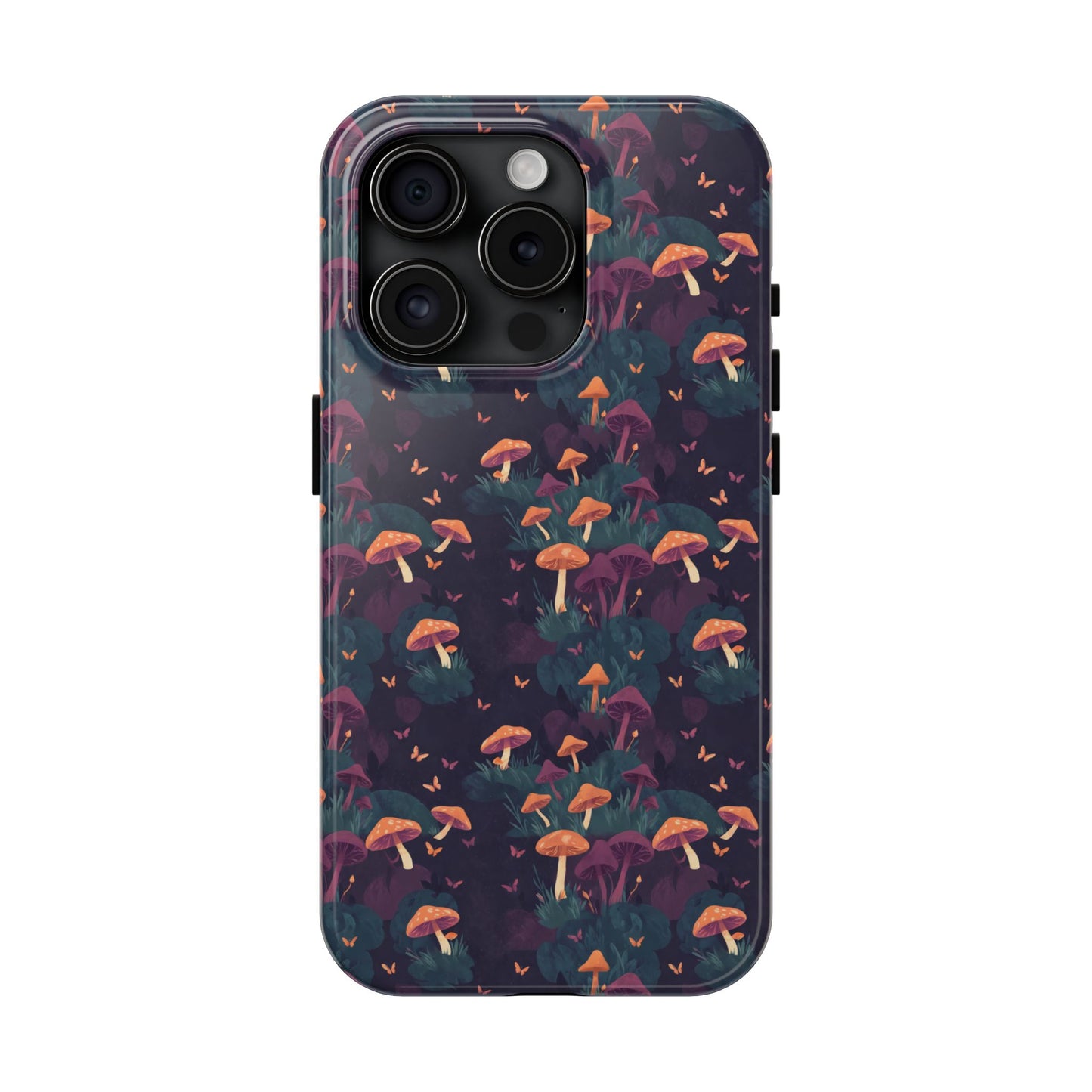 Witchy Mushroom And Moth IPhone Case | Witchy Phone Case | Mushroom Phone Case | Hippie Mushrooms | Night Moths