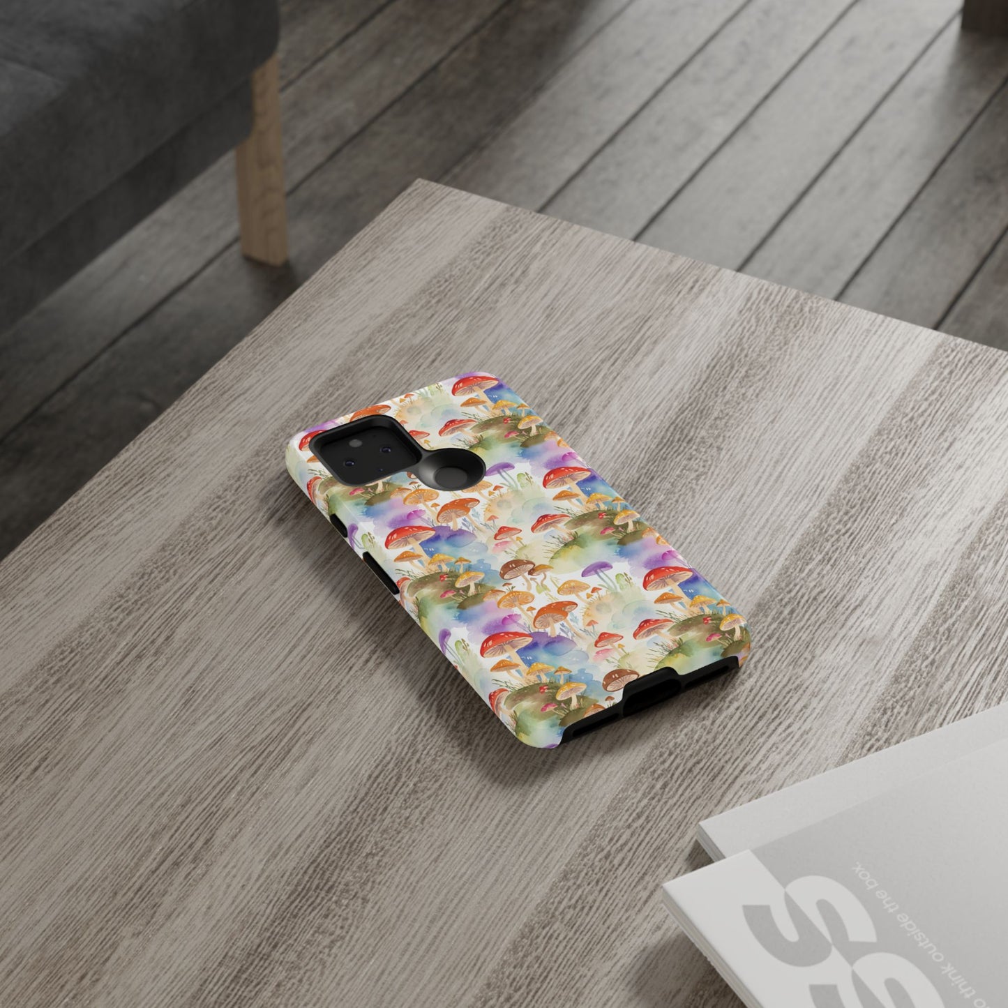Mushroom Phone Case | Shroom Phone Cover | Hippie Themed Phone Case | Cute mushroom Pattern | Tough Case