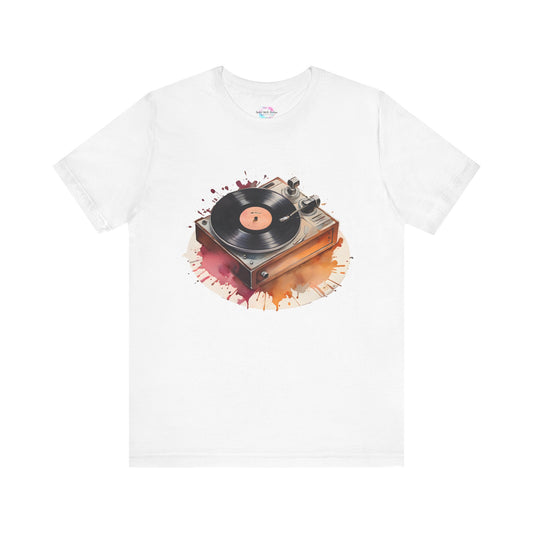Retro Record Player Tee | Retro Tshirt | 70s Style Retro Shirt | Vinyl record player Tee | Vintage Music Tshirt