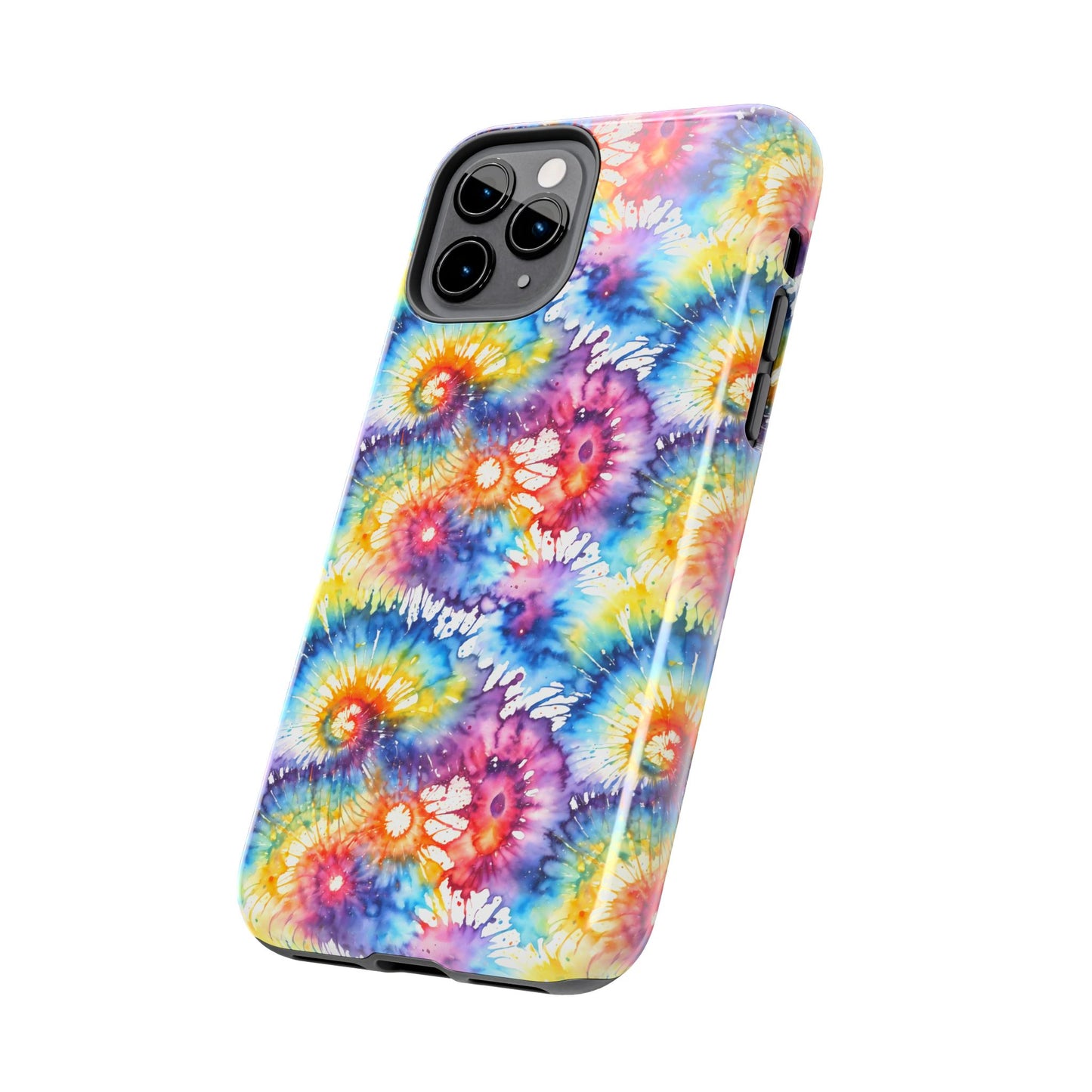 Rainbow Tye Dye Phone Case | Hippie Rainbow Phone Case | Boho Tye Dye | Tough Phone Case | Cute Rainbow Phone Case