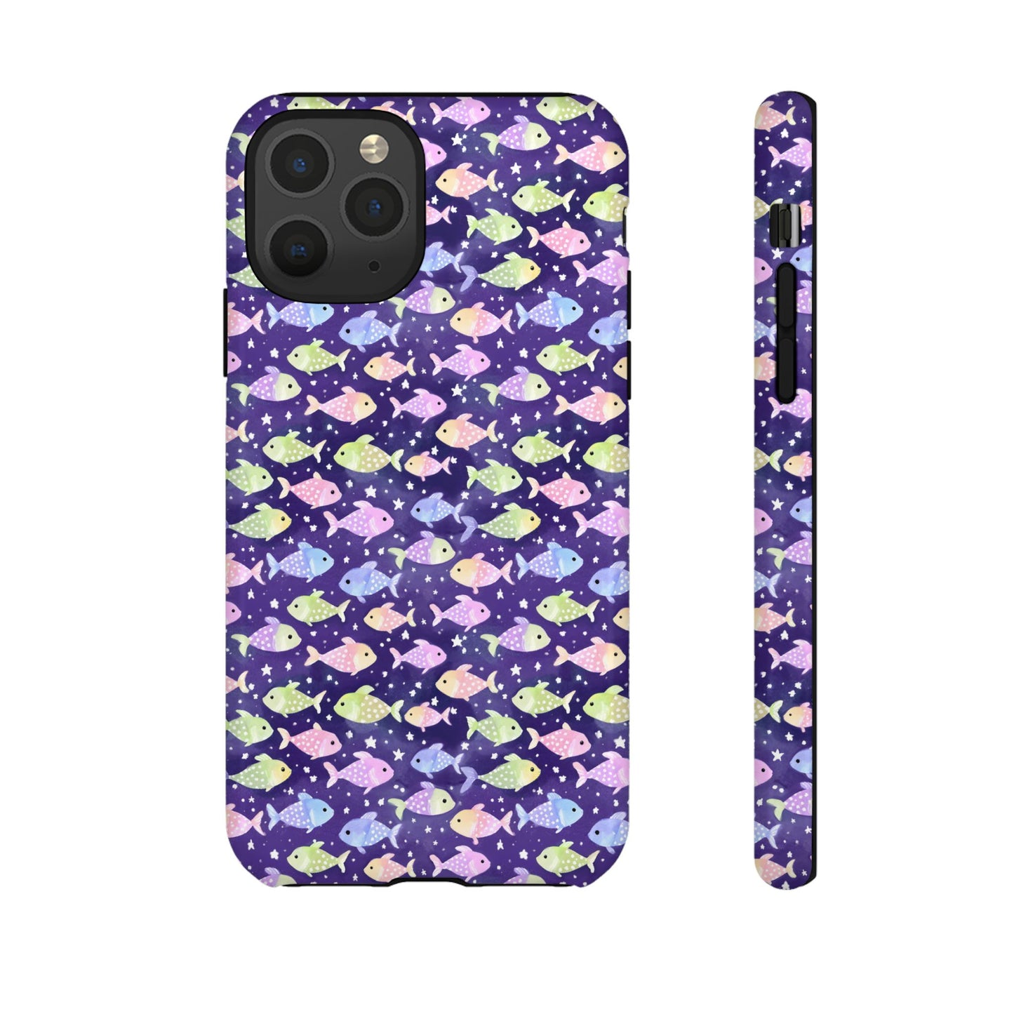 Fish And Stars | Tough Cases | Phone Case | Protective Cover | Ocean Themed | Sea Themed | Cute Phone Cover | Colorful