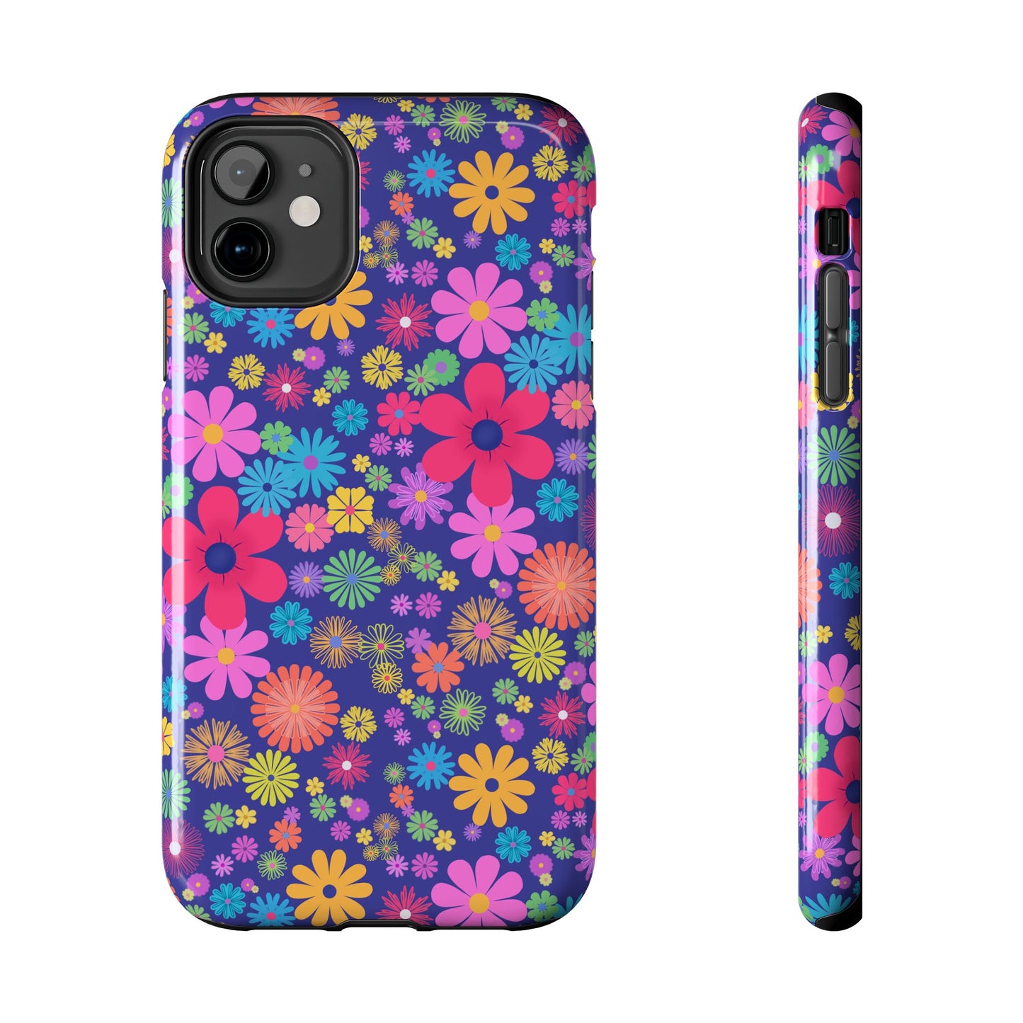 Colorful Floral Tough Phone Cases