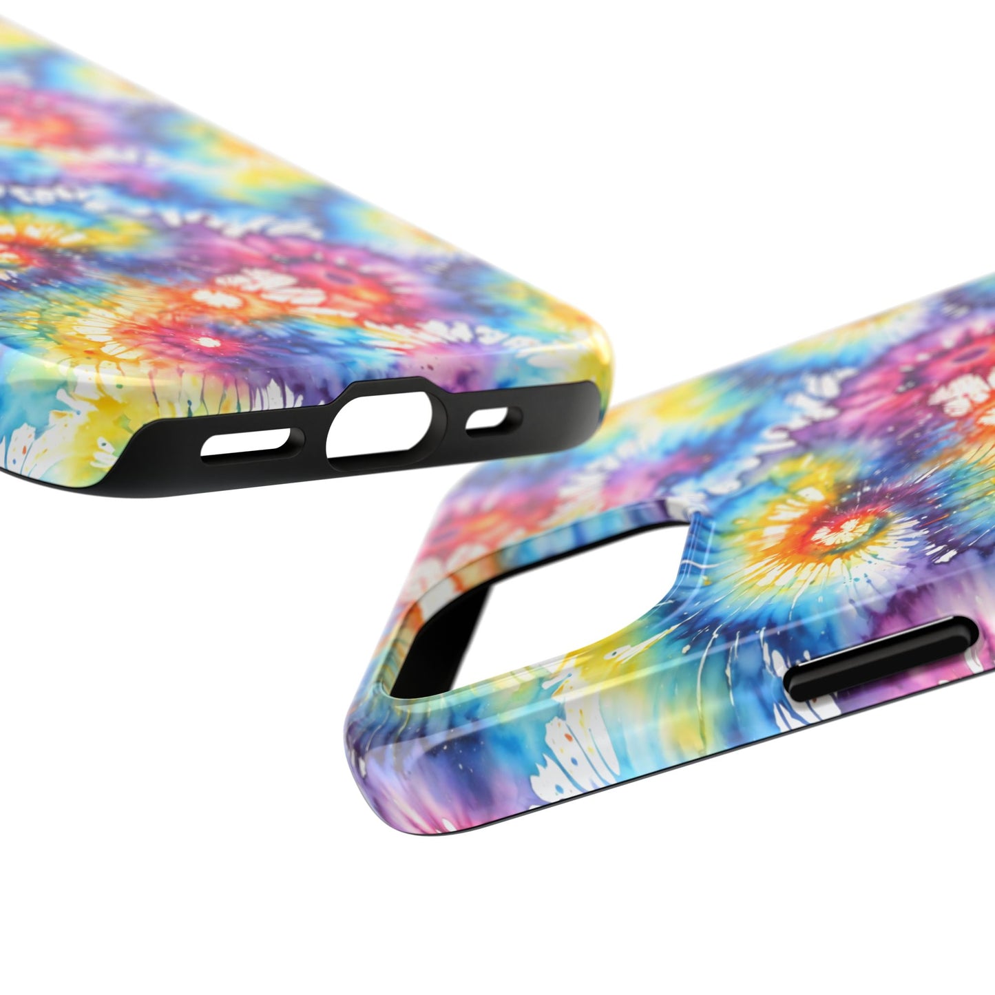 Rainbow Tye Dye Phone Case | Hippie Rainbow Phone Case | Boho Tye Dye | Tough Phone Case | Cute Rainbow Phone Case