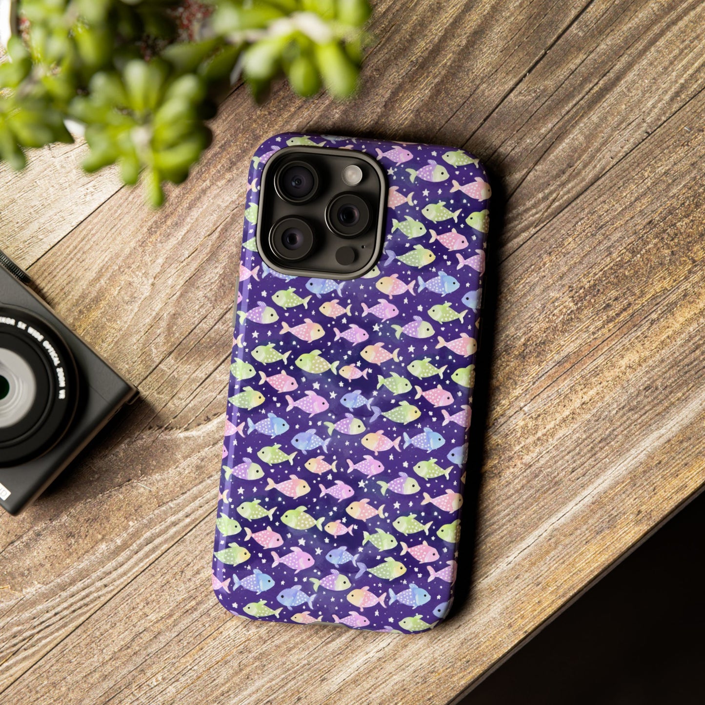 Fish And Stars | Tough Cases | Phone Case | Protective Cover | Ocean Themed | Sea Themed | Cute Phone Cover | Colorful