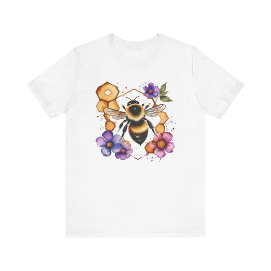 Bumblebee Graphic Tee For Gardening And Nature Lovers