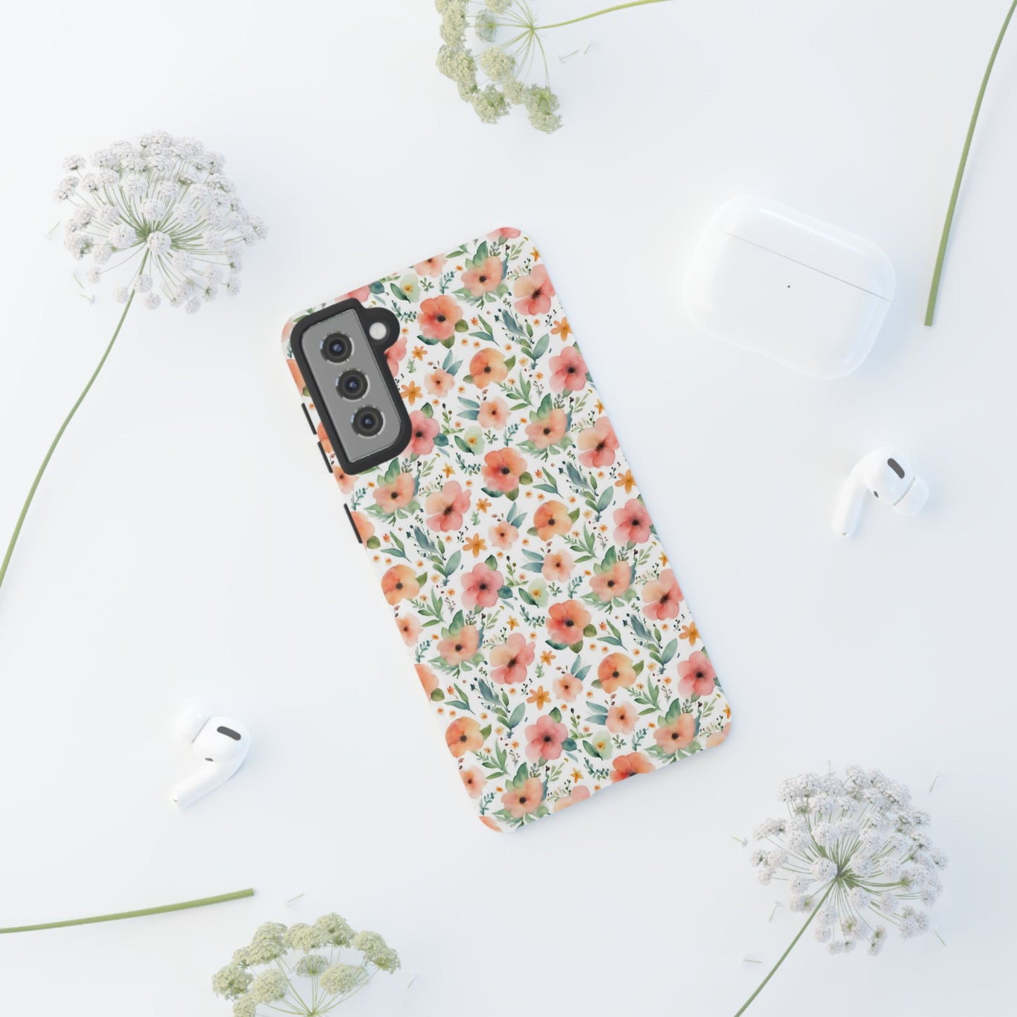 Watercolor Floral Print | Tough Cases | IPhone Case | Samsung Case | Flower Phone Case | Floral Case