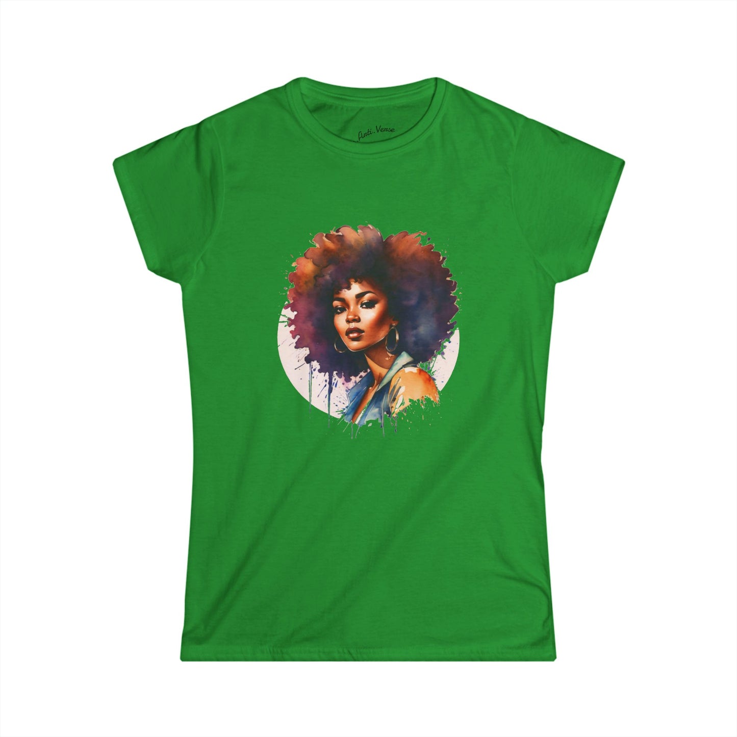 Beautiful Womens Tee Retro 70s Afro Shirt Everyday Tee