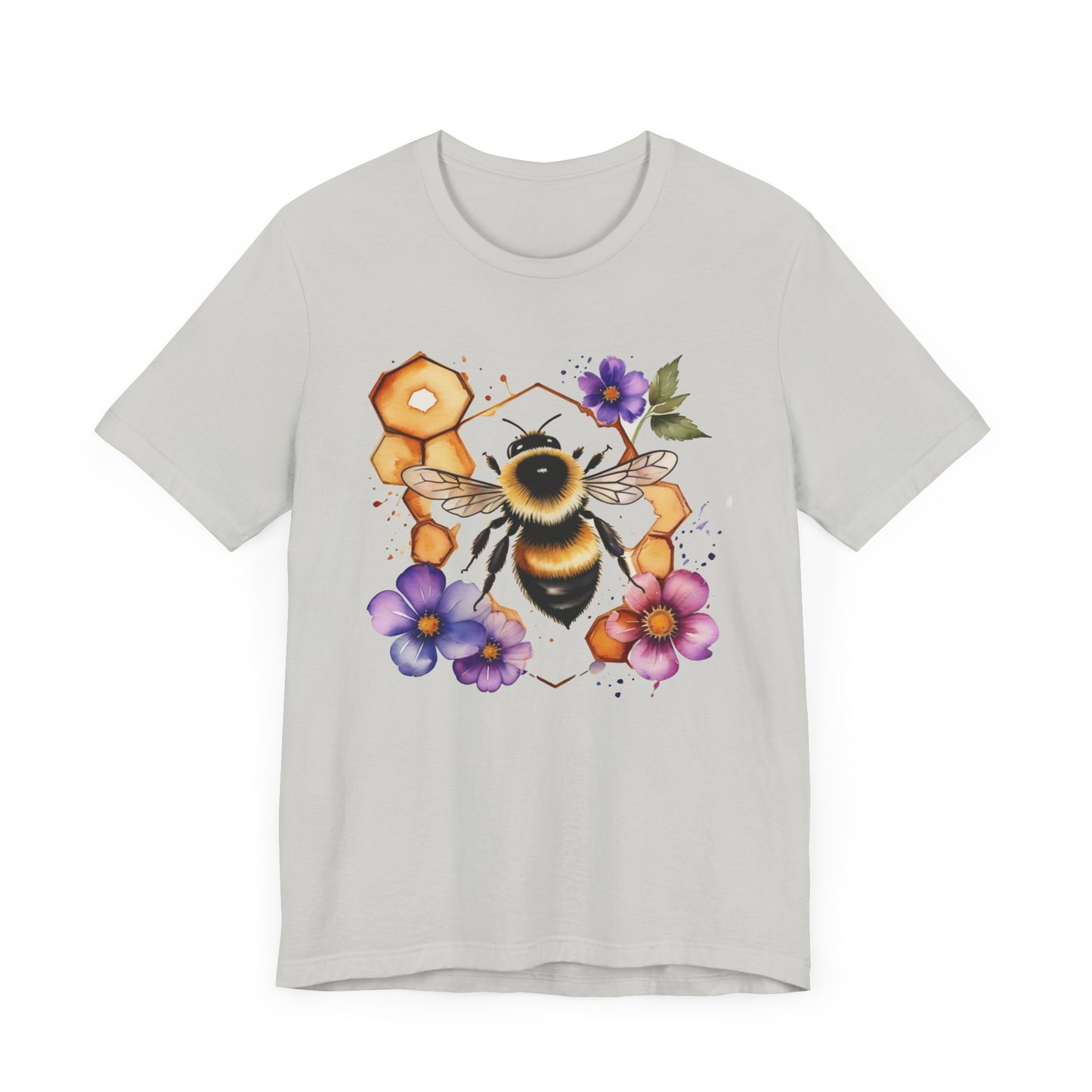Bumblebee Graphic Tee For Gardening And Nature Lovers