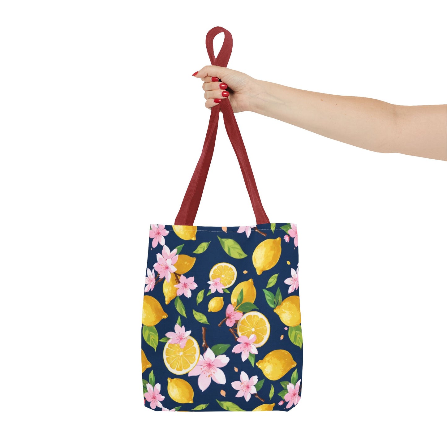 Lemon and cherry blossom Tote Bag