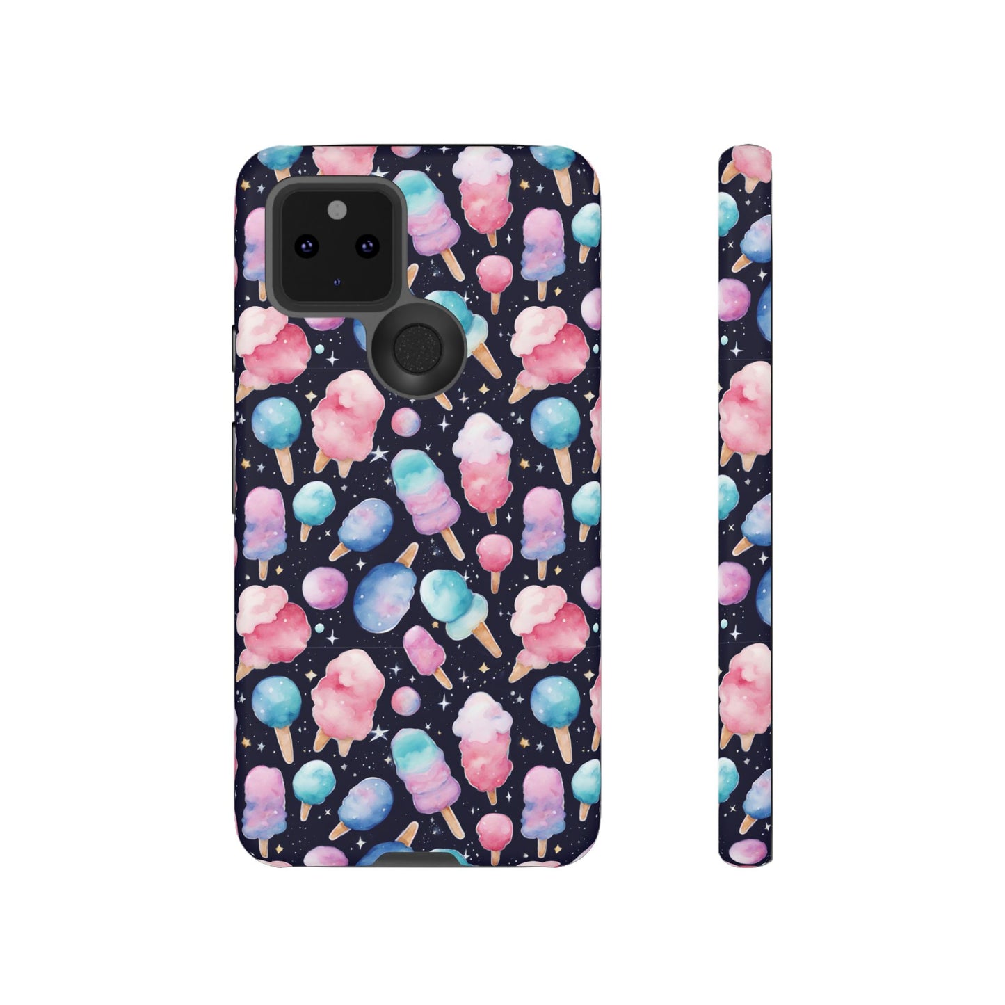 Cotton Candy Space Explosion Tough Case For iPhone Samsung