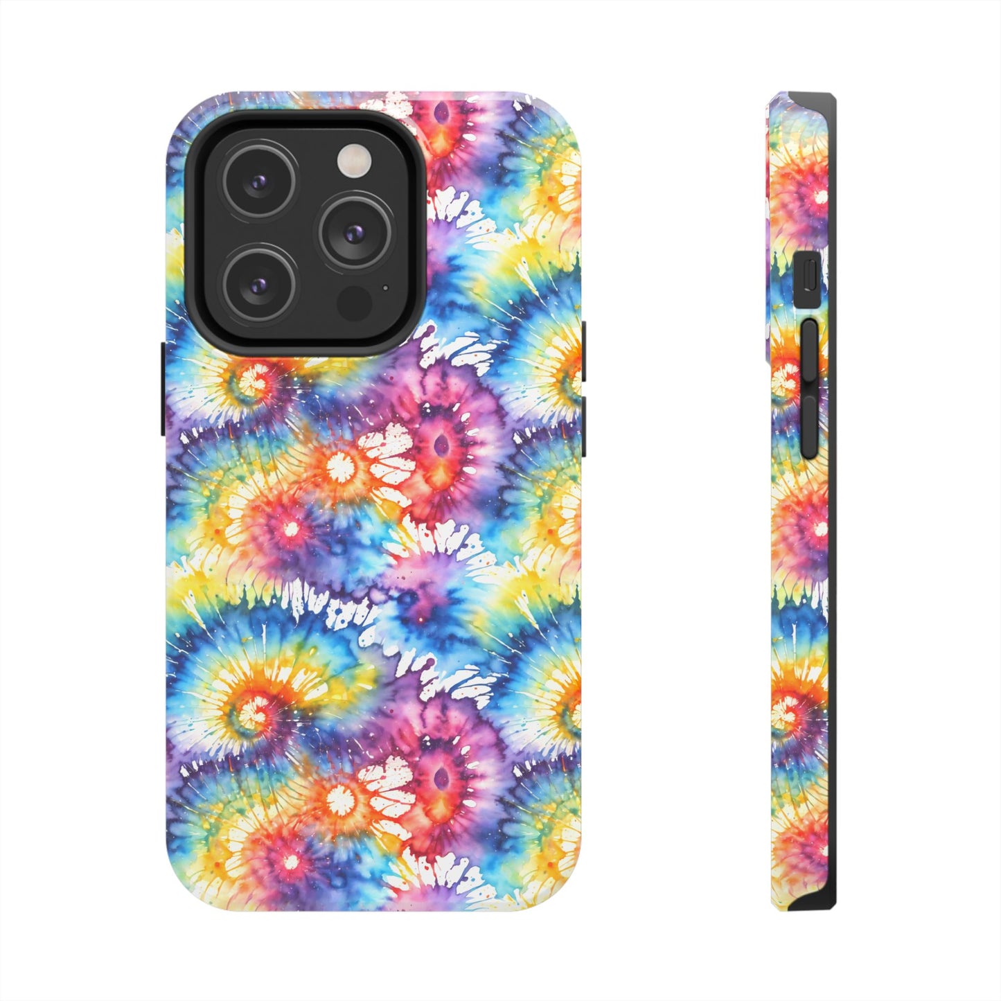 Rainbow Tye Dye Phone Case | Hippie Rainbow Phone Case | Boho Tye Dye | Tough Phone Case | Cute Rainbow Phone Case