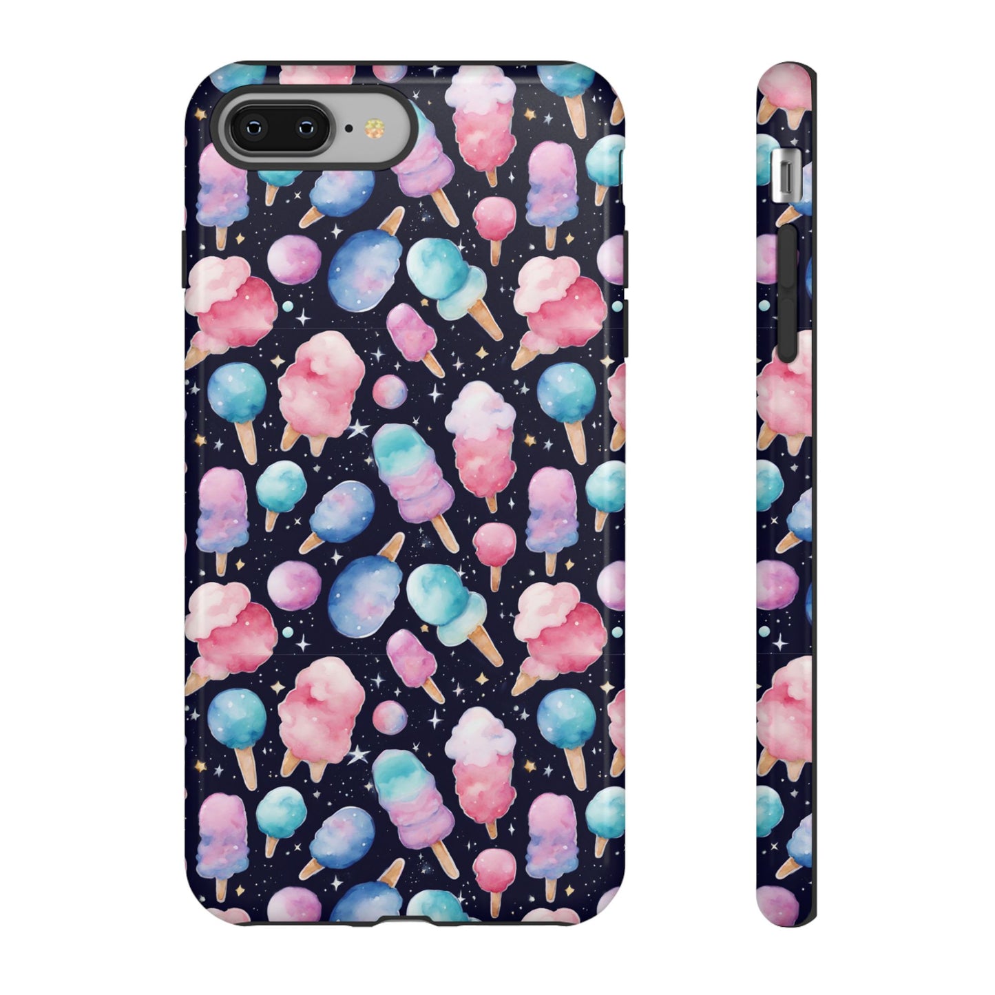 Cotton Candy Space Explosion Tough Case For iPhone Samsung