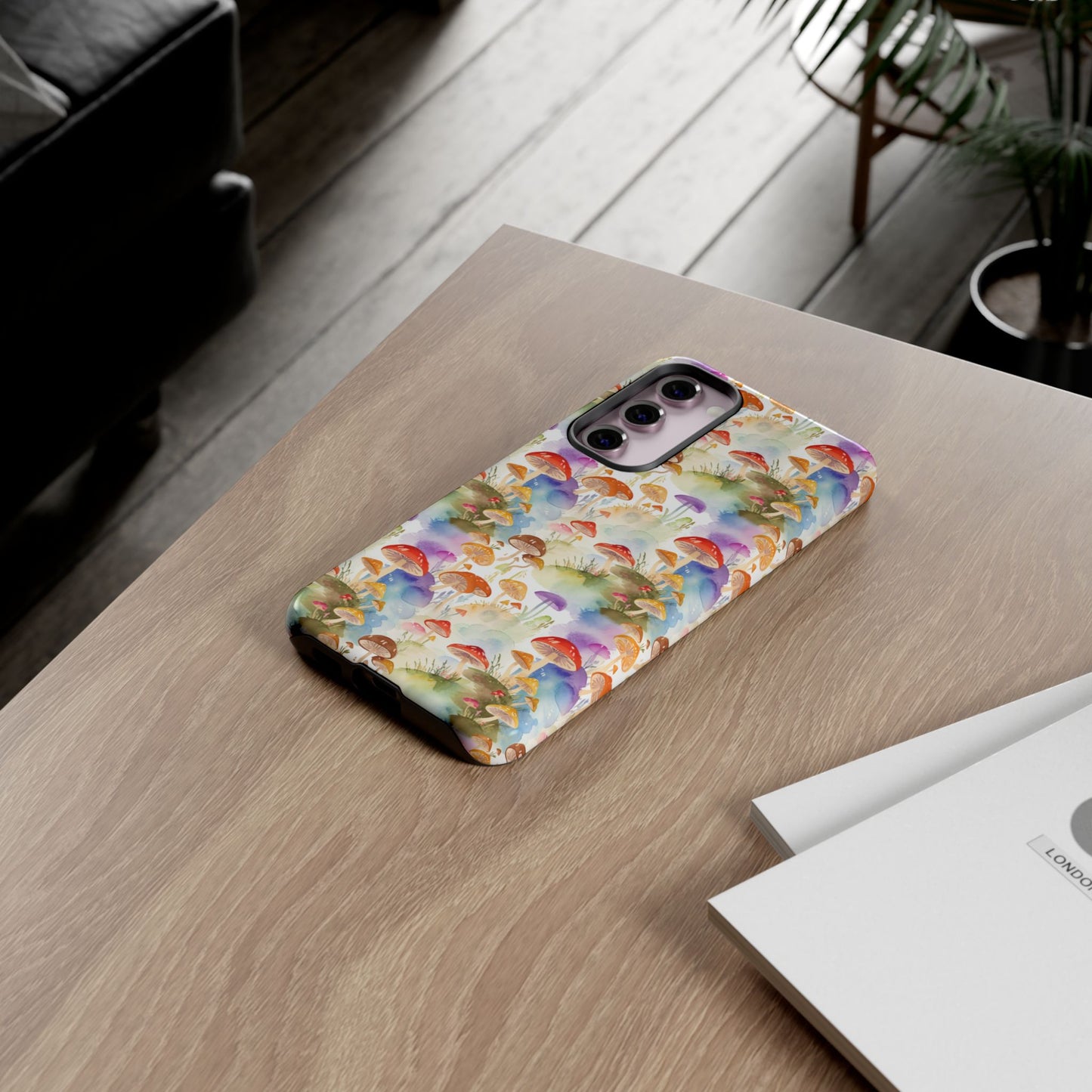 Mushroom Phone Case | Shroom Phone Cover | Hippie Themed Phone Case | Cute mushroom Pattern | Tough Case