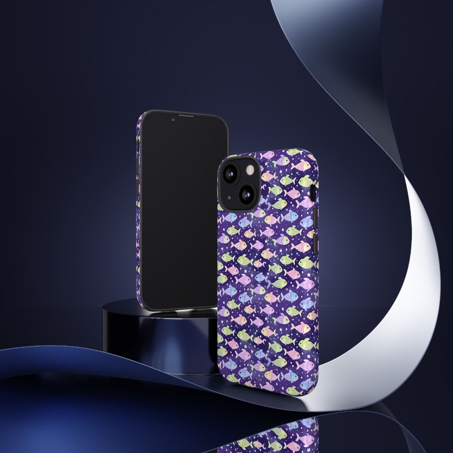 Fish And Stars | Tough Cases | Phone Case | Protective Cover | Ocean Themed | Sea Themed | Cute Phone Cover | Colorful