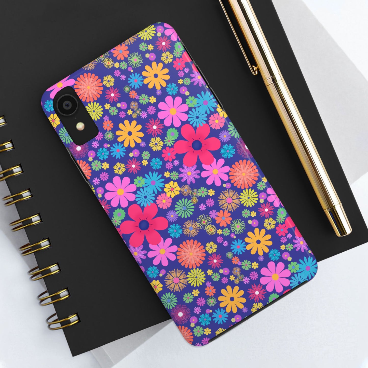 Colorful Floral Tough Phone Cases