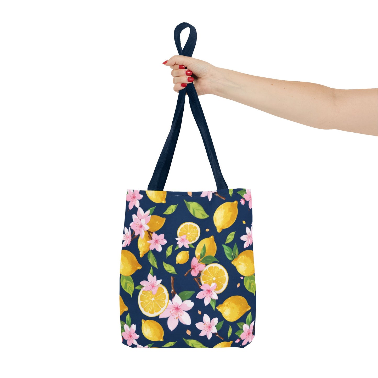 Lemon and cherry blossom Tote Bag
