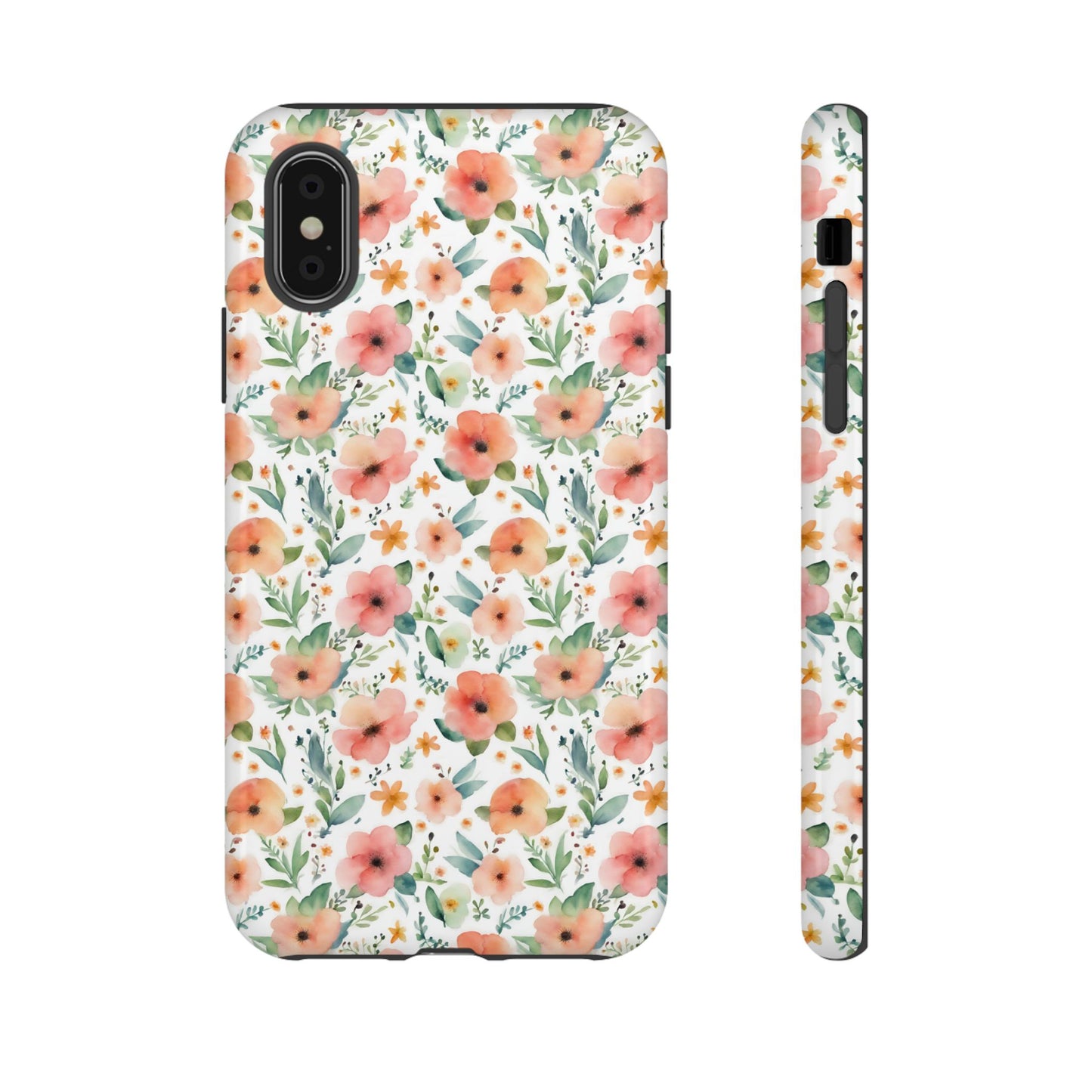 Watercolor Floral Print | Tough Cases | IPhone Case | Samsung Case | Flower Phone Case | Floral Case