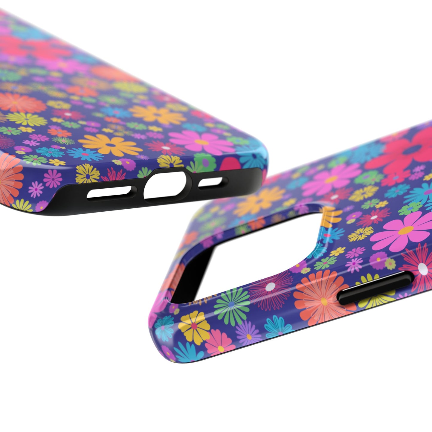 Colorful Floral Tough Phone Cases