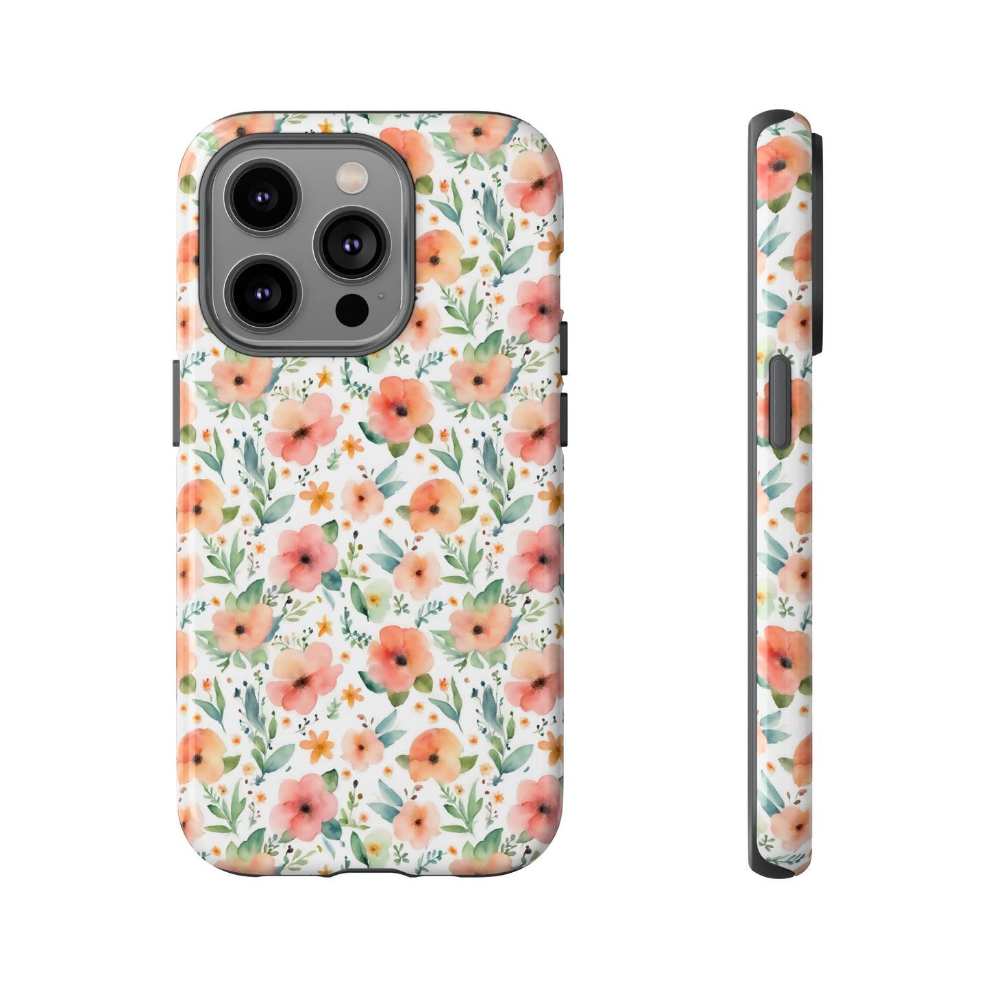 Watercolor Floral Print | Tough Cases | IPhone Case | Samsung Case | Flower Phone Case | Floral Case