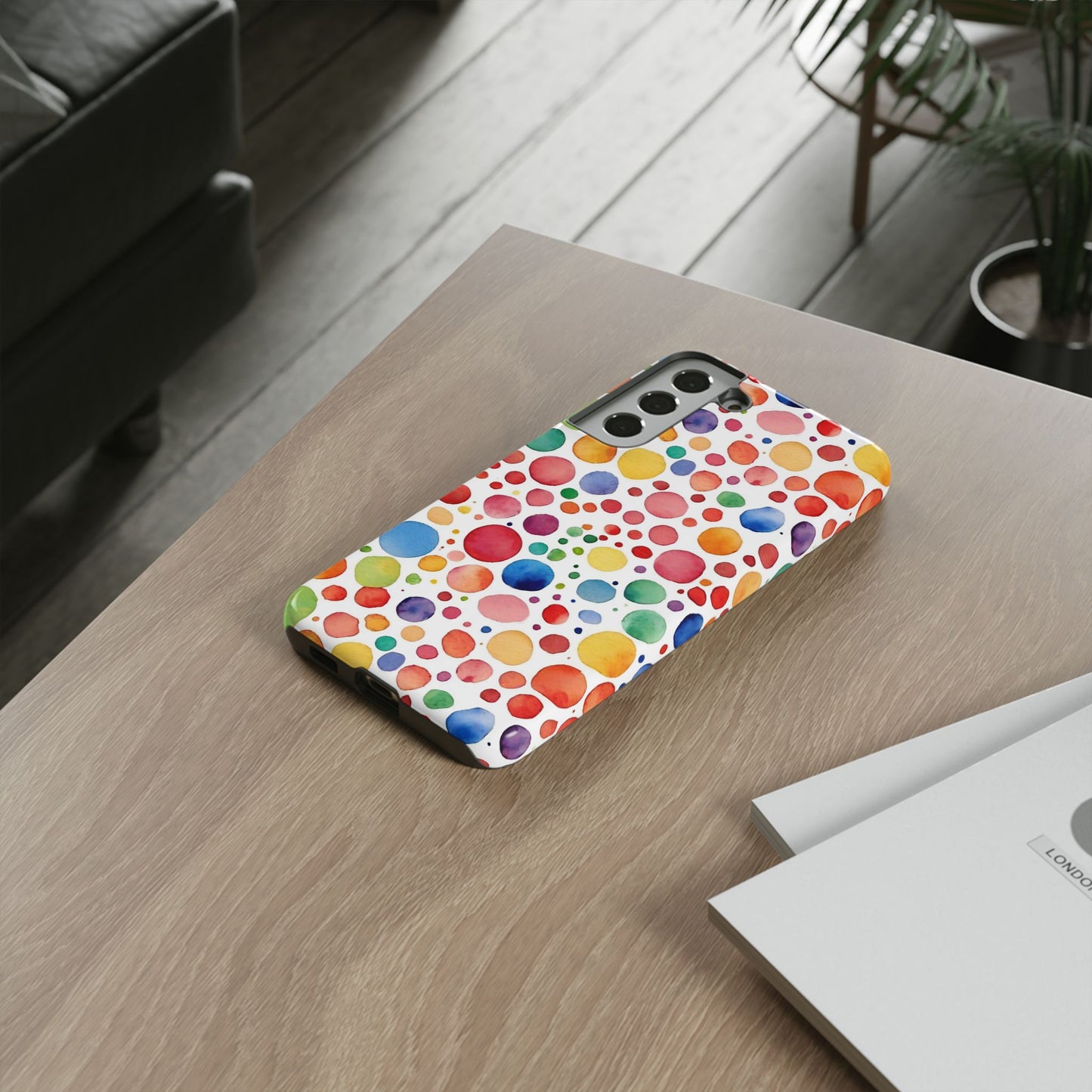 Polka dot drop | Tough Cases | Phone Case | IPhone | Samsung | Protective Phone Case | Phone Protector | Cute Phone Cover