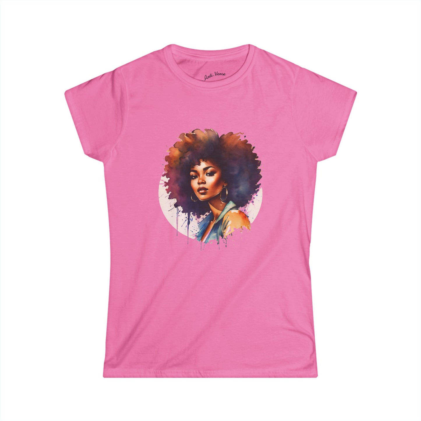 Beautiful Womens Tee Retro 70s Afro Shirt Everyday Tee