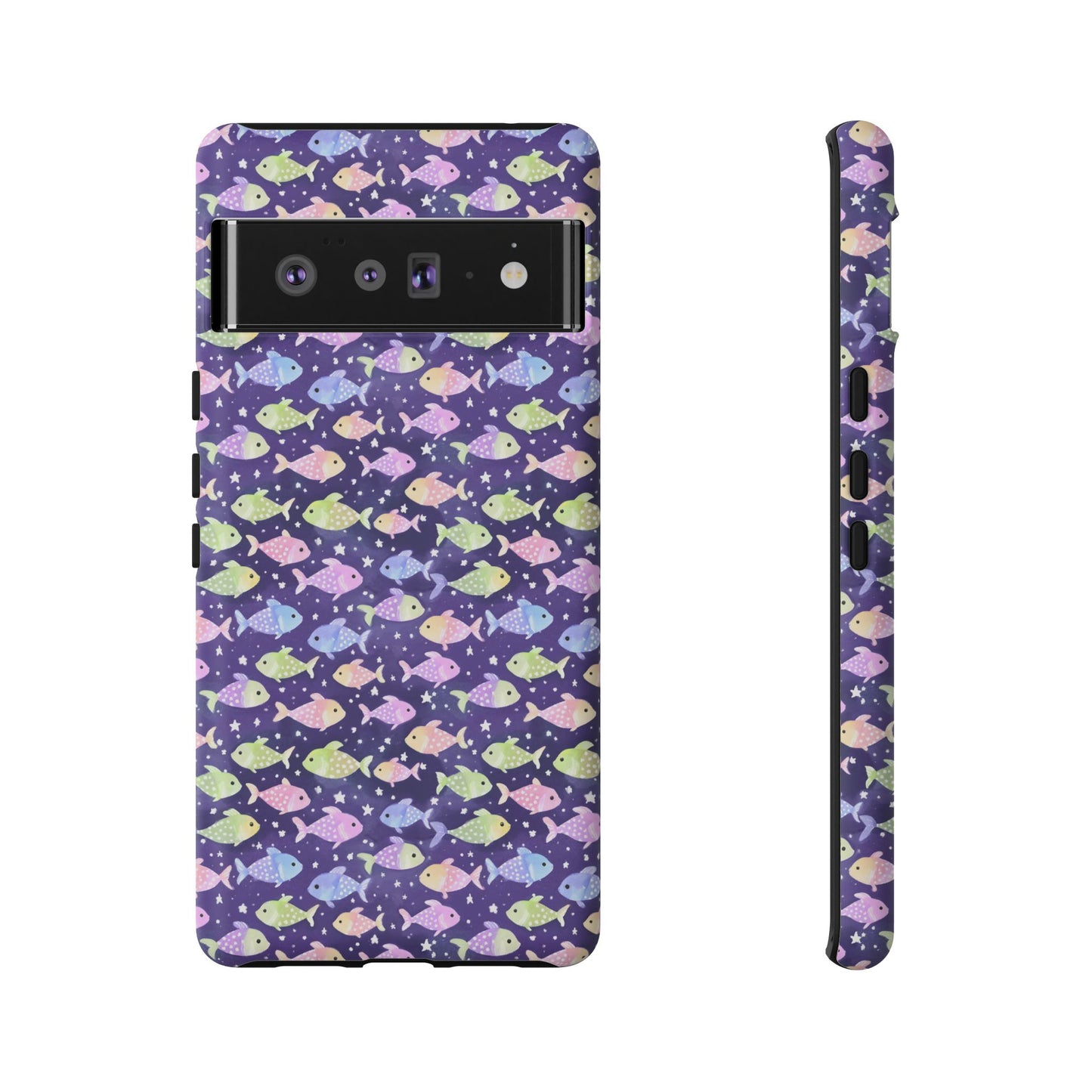 Fish And Stars | Tough Cases | Phone Case | Protective Cover | Ocean Themed | Sea Themed | Cute Phone Cover | Colorful