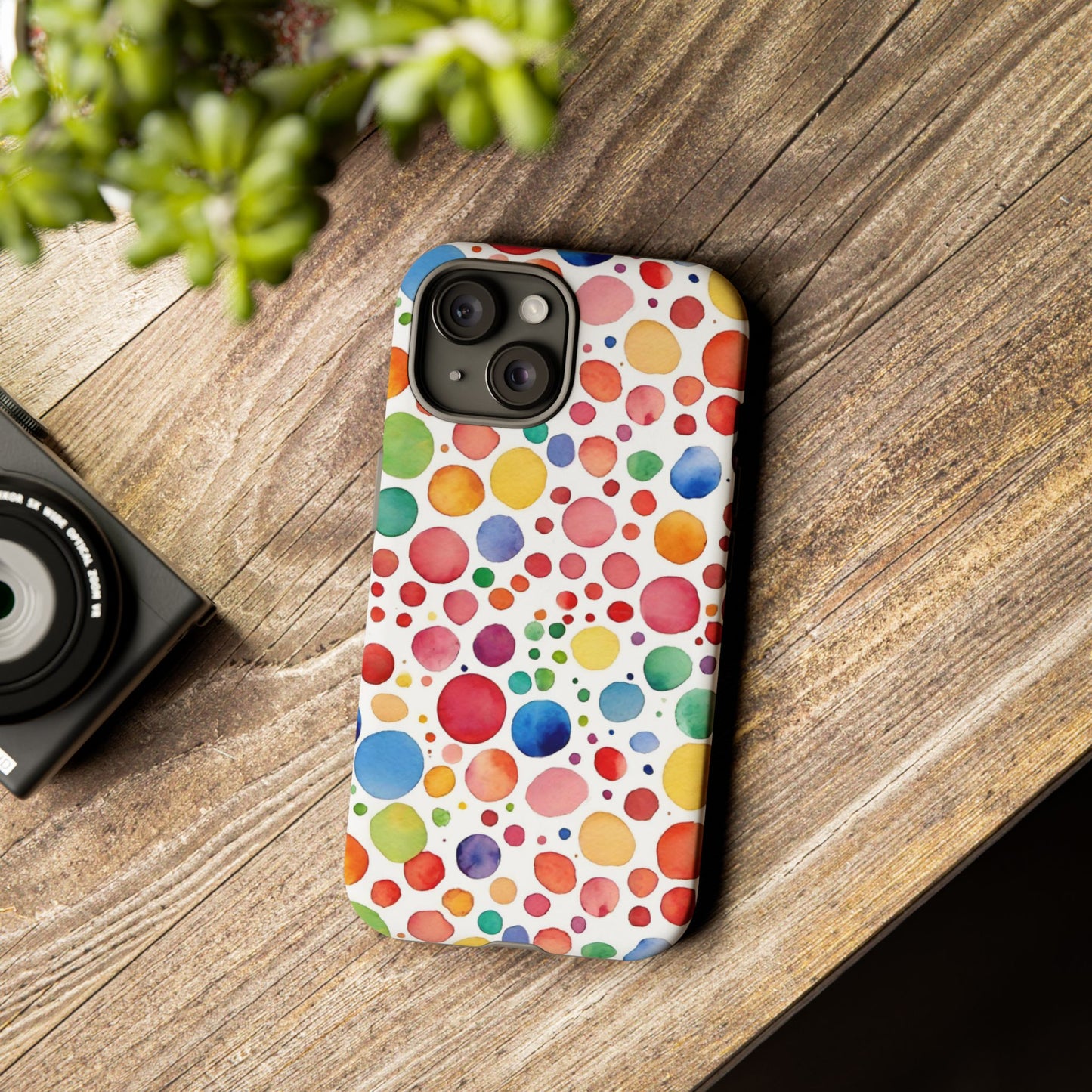 Polka dot drop | Tough Cases | Phone Case | IPhone | Samsung | Protective Phone Case | Phone Protector | Cute Phone Cover