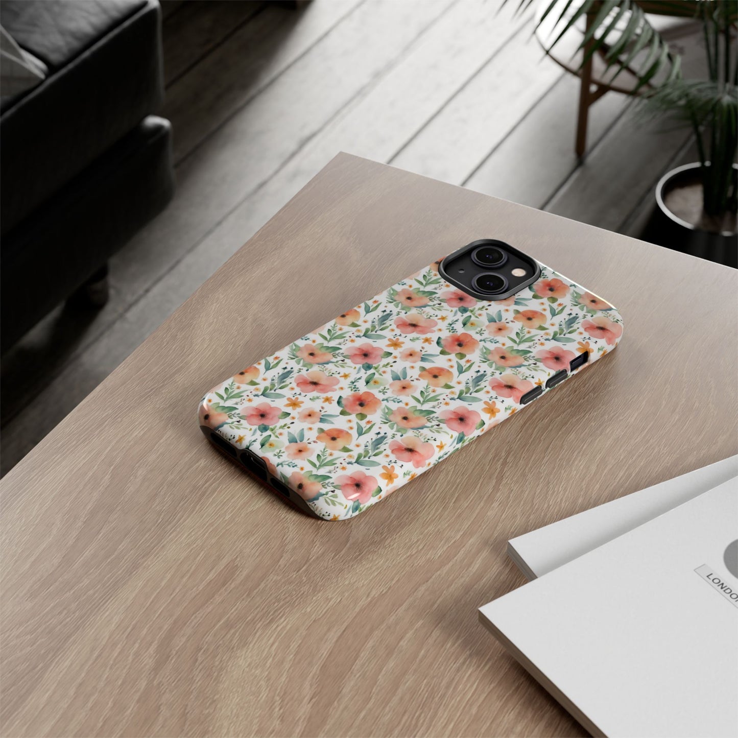 Watercolor Floral Print | Tough Cases | IPhone Case | Samsung Case | Flower Phone Case | Floral Case
