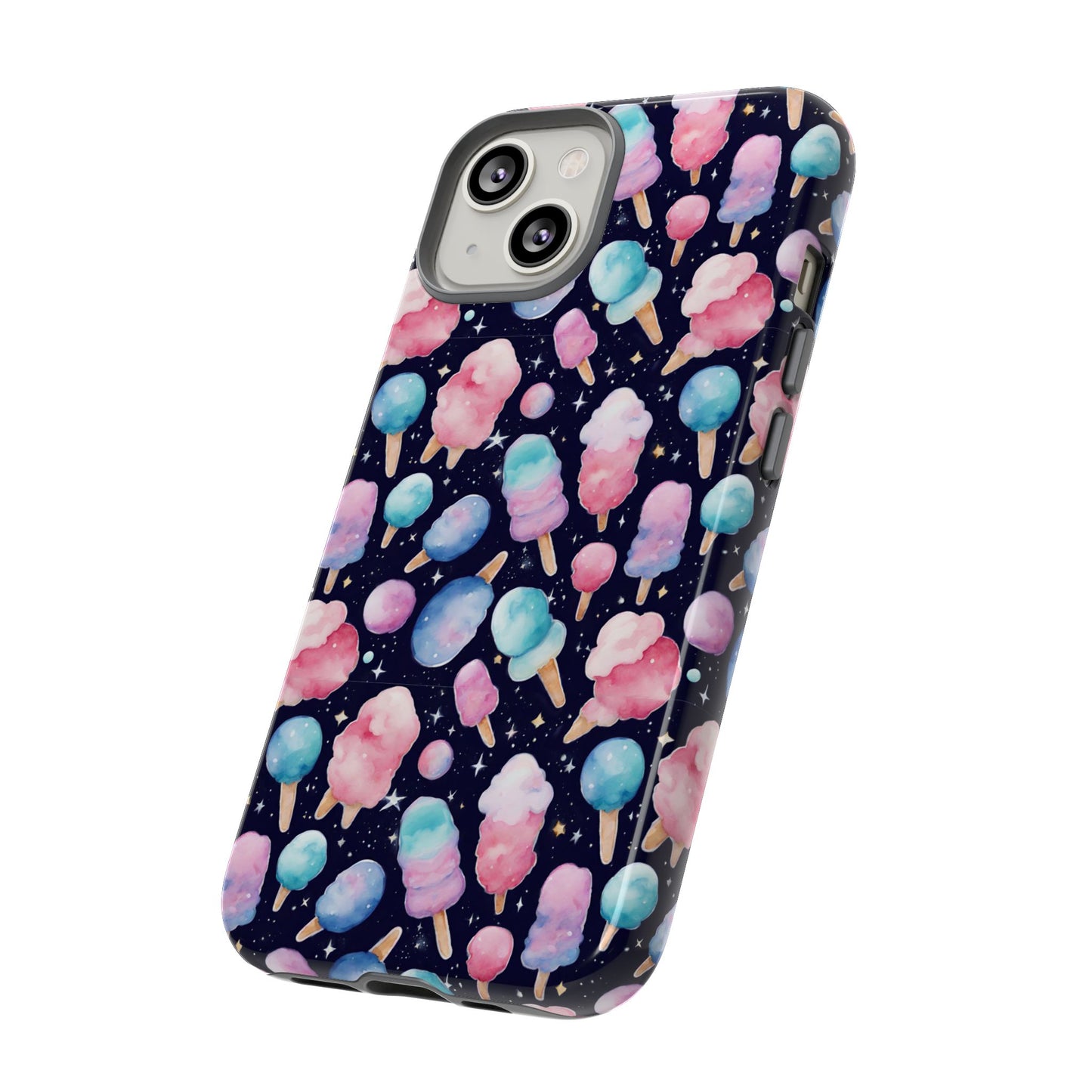 Cotton Candy Space Explosion Tough Case For iPhone Samsung