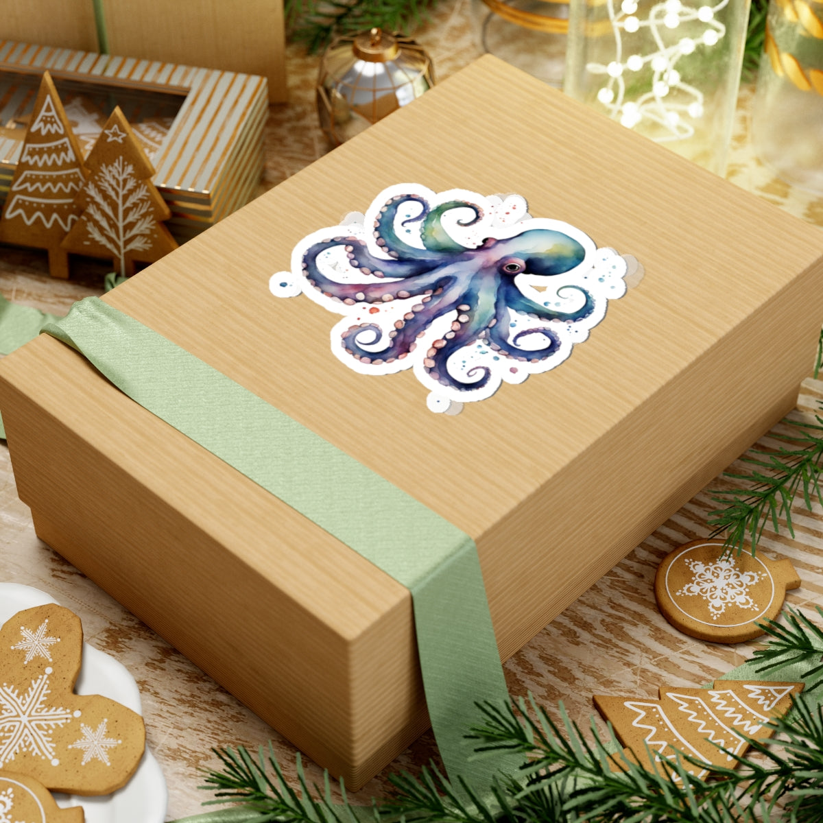 Octopus Kiss-Cut Stickers