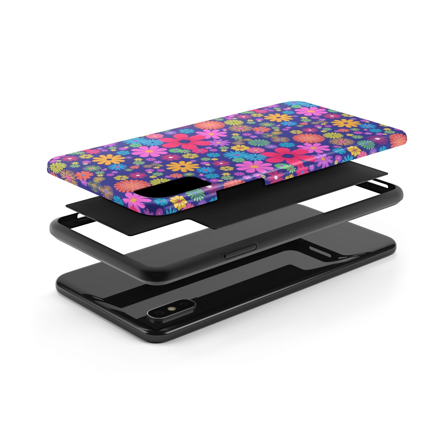 Colorful Floral Tough Phone Cases