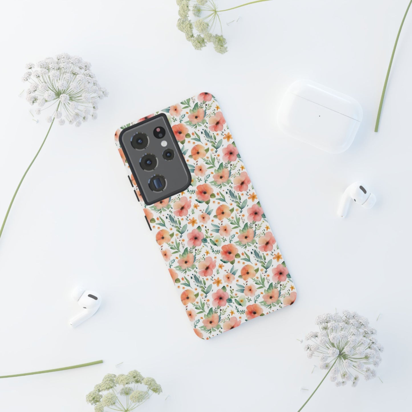 Watercolor Floral Print | Tough Cases | IPhone Case | Samsung Case | Flower Phone Case | Floral Case