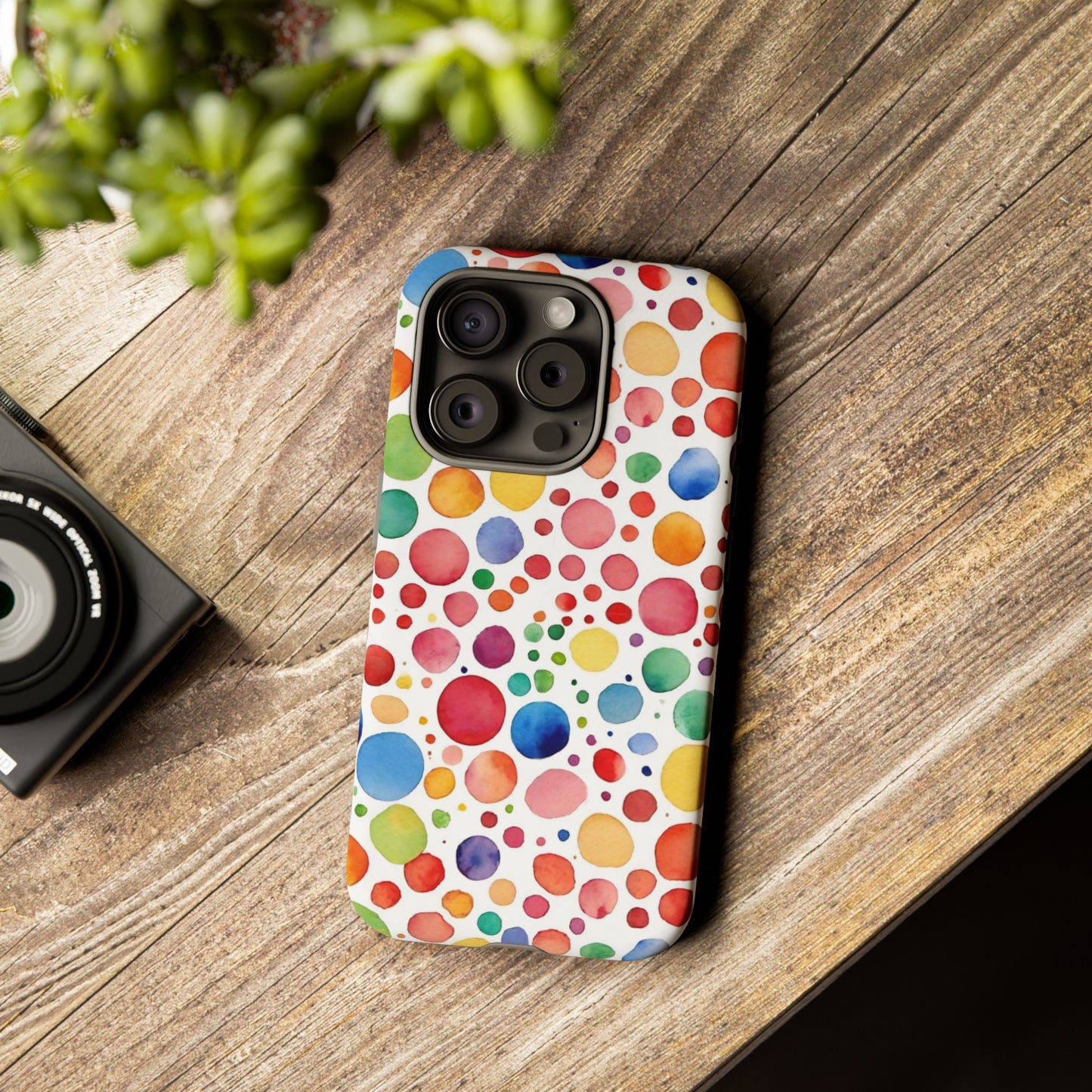Polka dot drop | Tough Cases | Phone Case | IPhone | Samsung | Protective Phone Case | Phone Protector | Cute Phone Cover