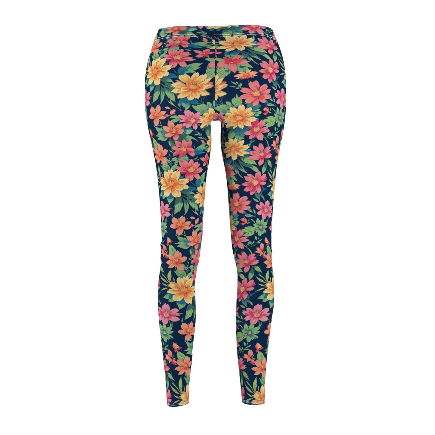 Tropical floral Women's Casual Leggings
